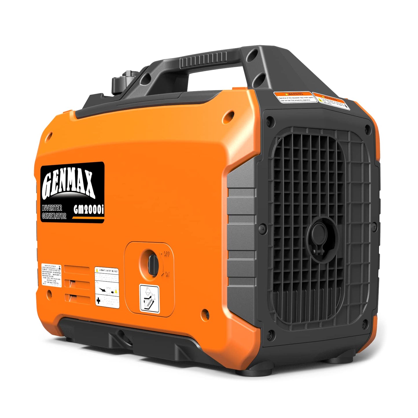 GENMAX Portable Generator, 2000W Ultra Quiet Gas Engine, EPA Compliant, Eco Mode Function, Ultra Light, Suitable for Backup Home and Camping(GM2000i)