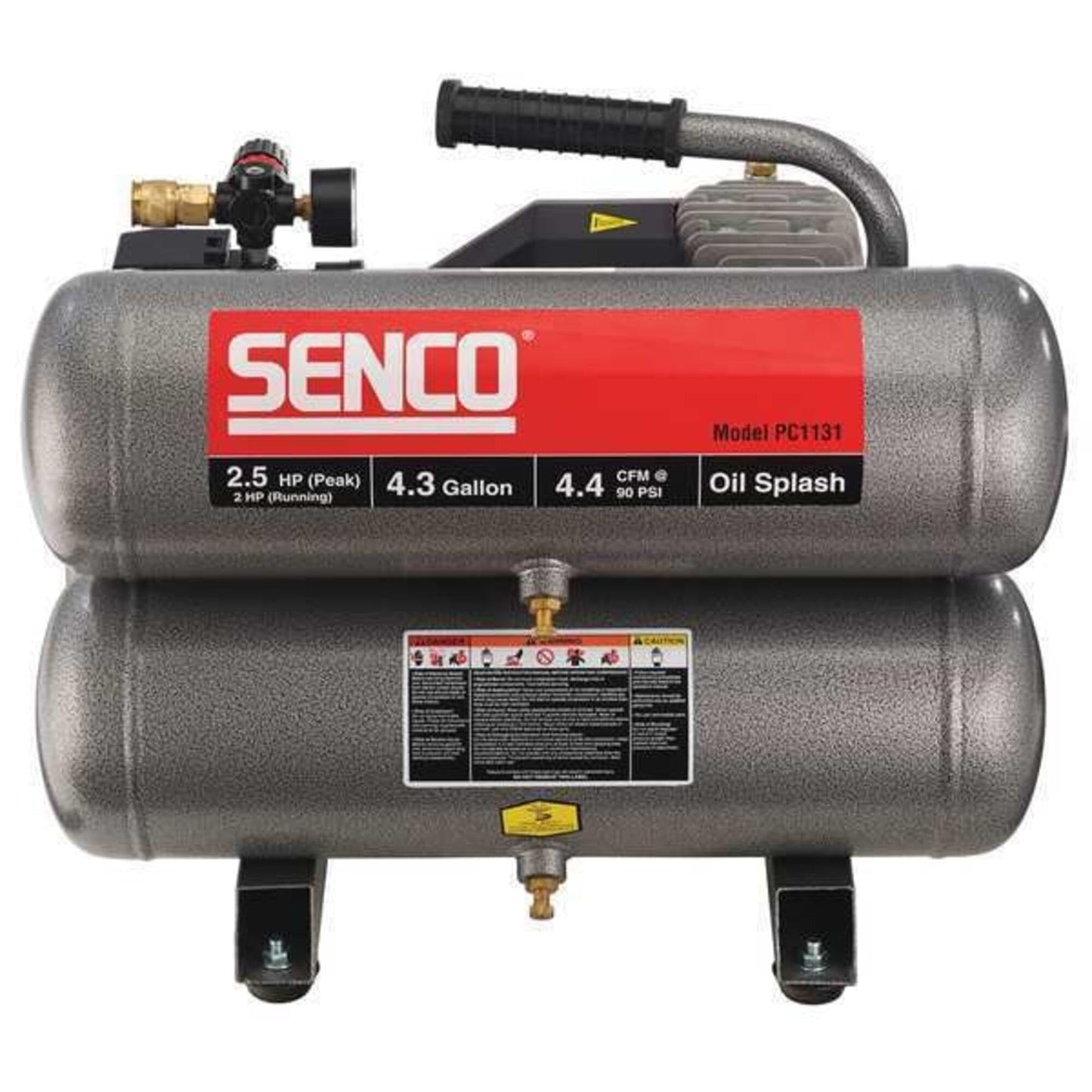 Senco PC1131 Compressor, 2.5-Horsepower (PEAK) 4.3-Gallon