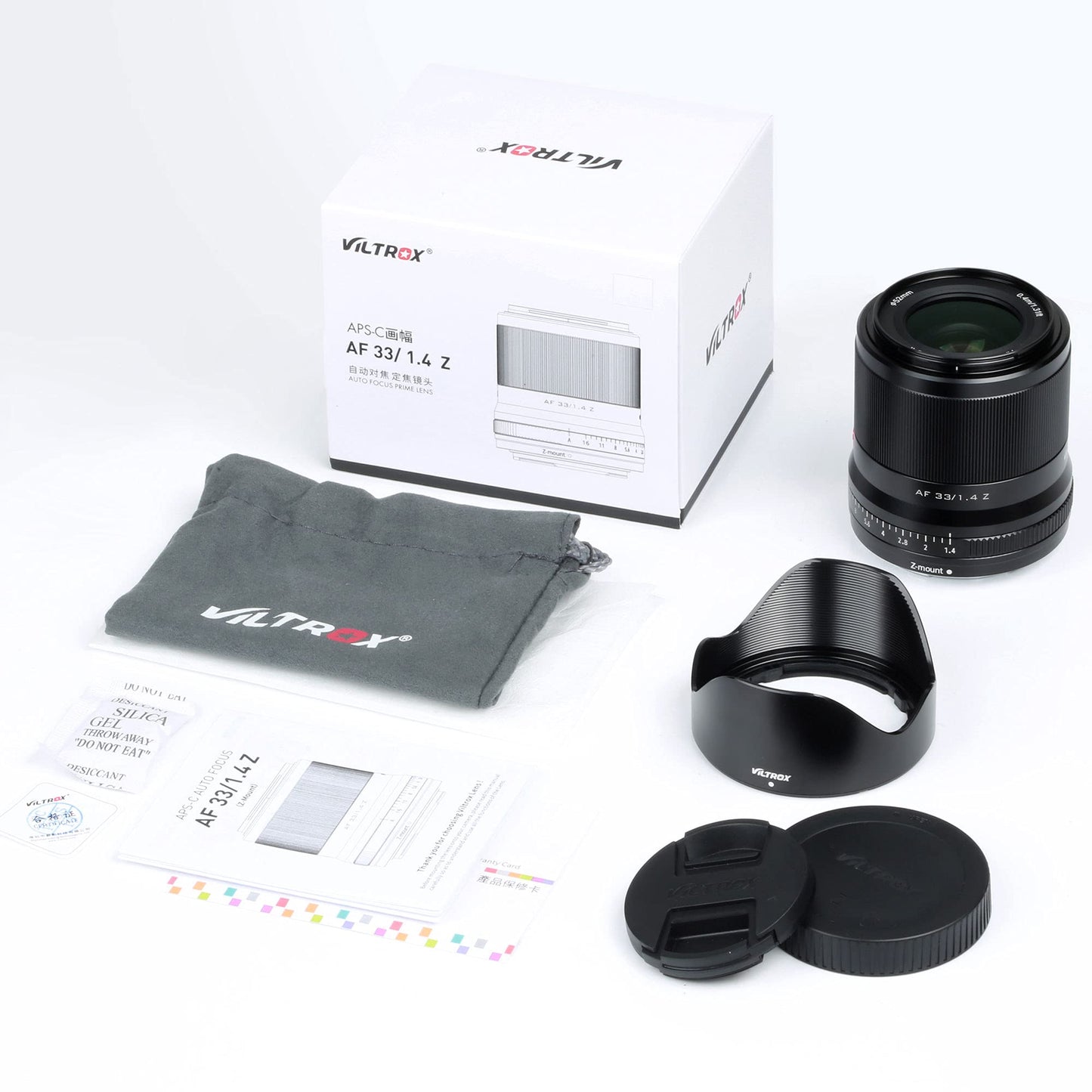 VILTROX 33mm F1.4 Z Mount STM Auto Focus Large Aperture APS-C Prime Lens with STM Motor Wide Angle Support Eye-AF Lens Compatible with Nikon Z Mount Camera Zfc Z5 Z50 Z6 Z6II Z7 Z7II
