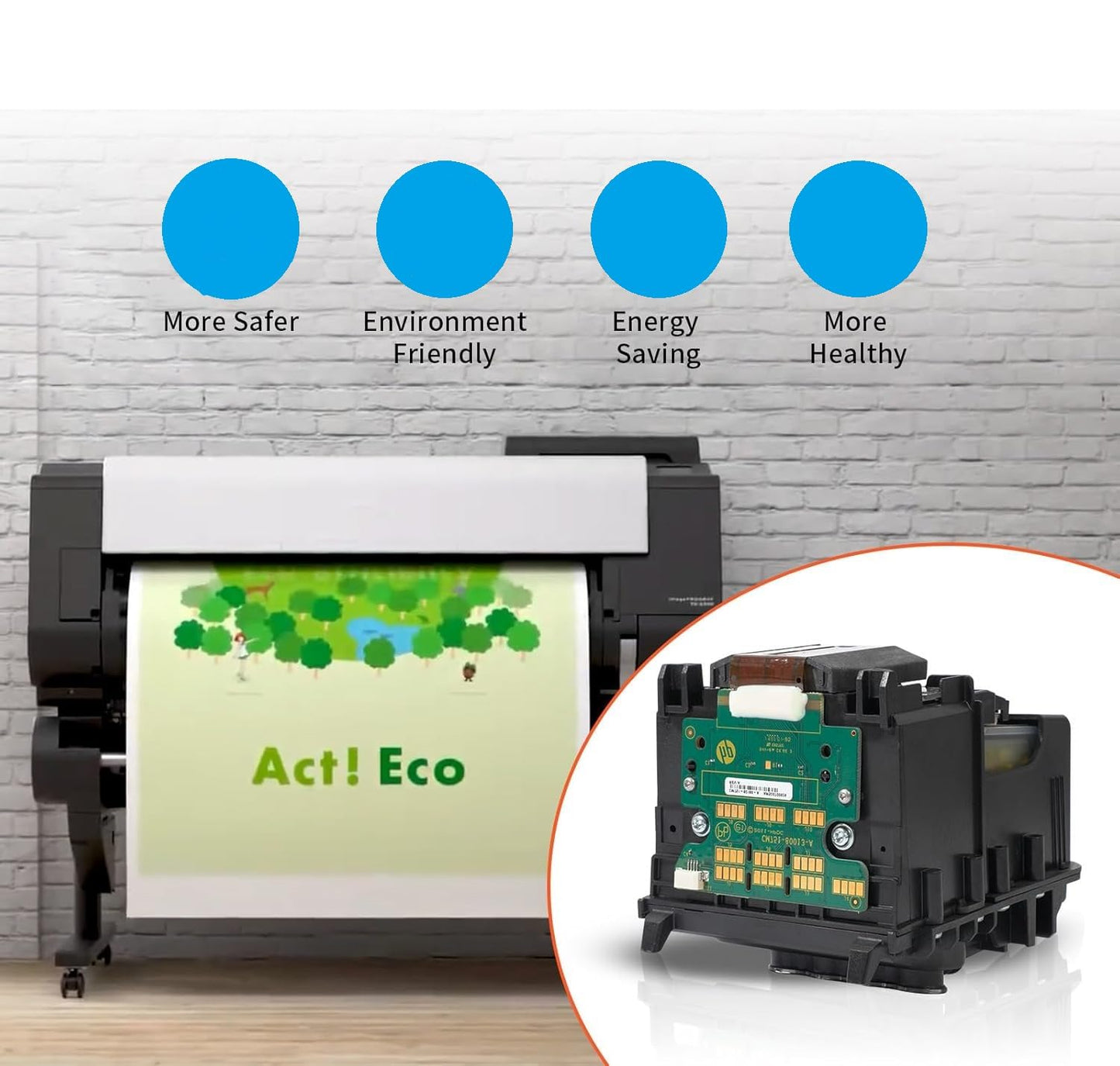 729 Printhead Replacement Kit for HP DesignJet T830 MFP & T730 Large Format Plotter Printers