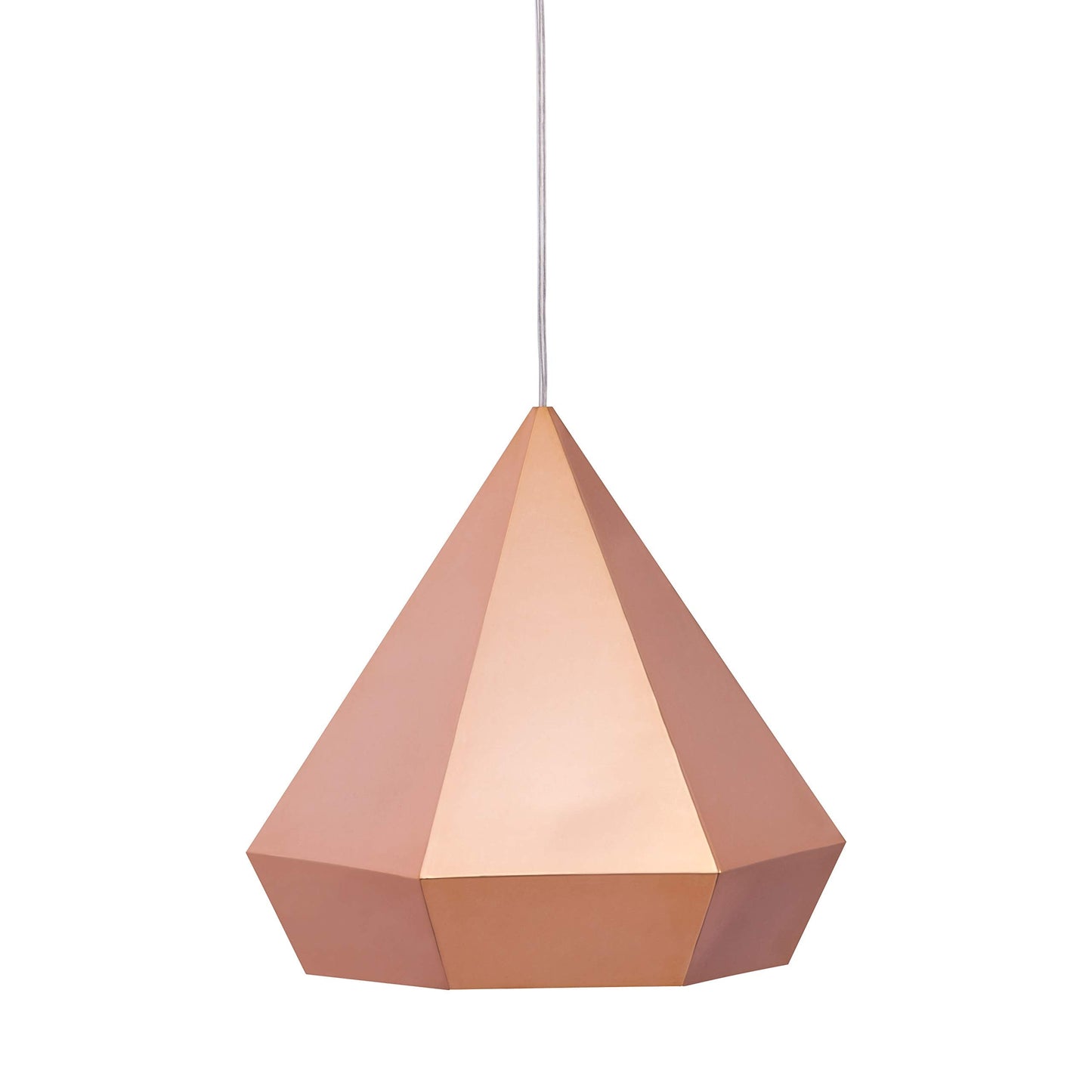 Zuo Forecast Ceiling Lamp, Alloy Steel, 131in x 14in x 13in, Rose Gold, Model 50174