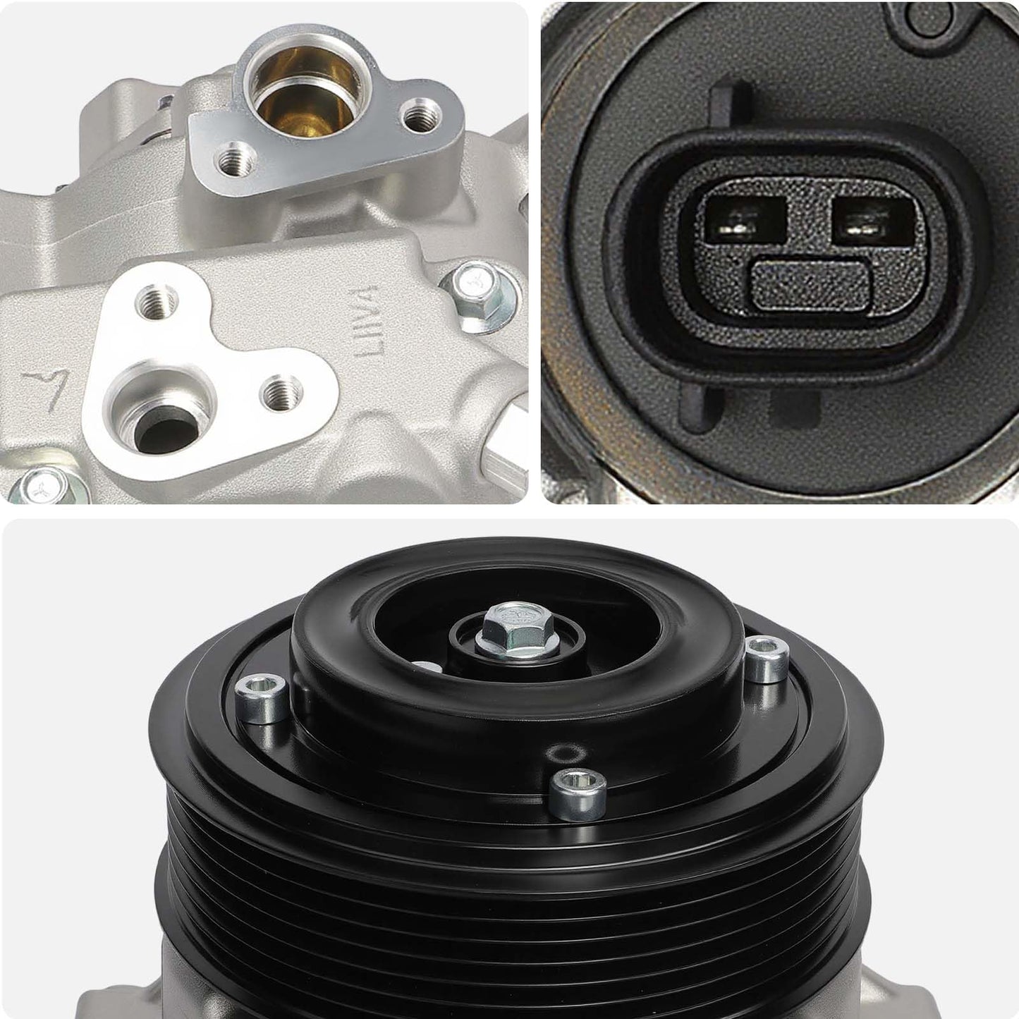 AISIN AFTERMARKET ACCAZ-00718 Air Conditioner AC Compressor - Compatible with Toyota Corolla 2007&2009-2010, Matrix 2009-2013, Scion xB 2008-2015, Pontiac Vibe 2009-2010