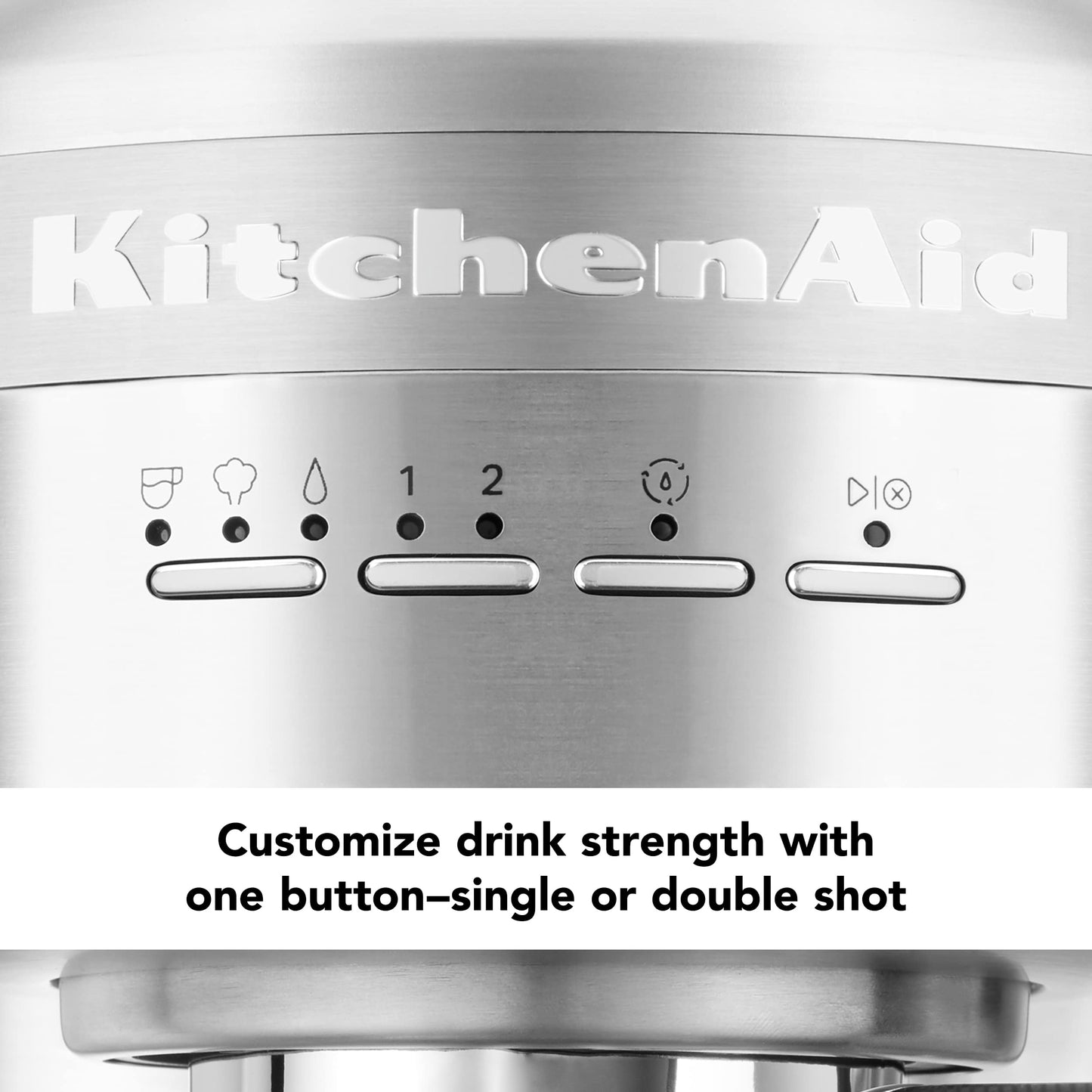 KitchenAid Metal Semi-Automatic Espresso Machine - KES6503