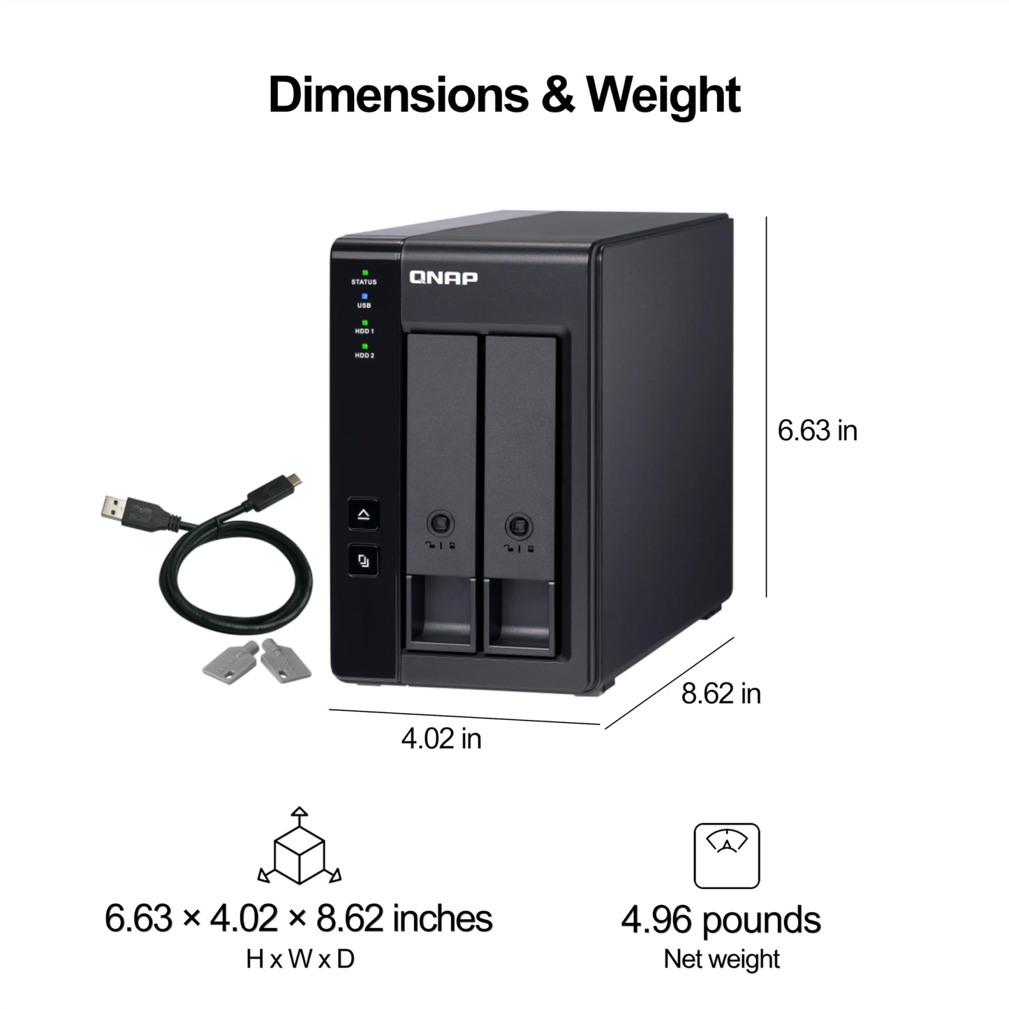QNAP TL-R400S 4 Bay 1U Rackmount SATA 6Gbps JBOD Storage Enclosure. PCIe SATA Interface Card (QXP-400eS-A1164) Included
