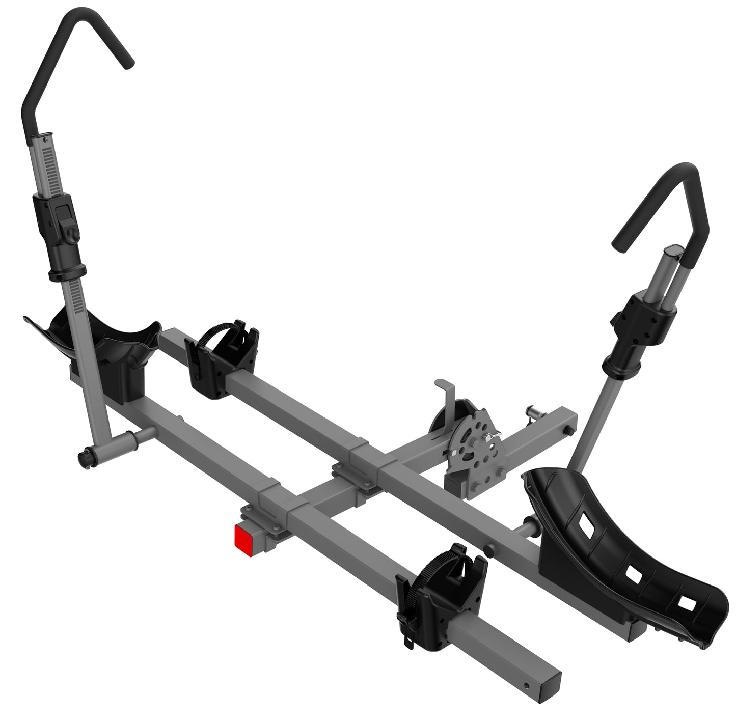 TrailXpert Hitch Bike Rack for Car, 200 lbs Capacity Heavy-Duty E-Bike Carrier, Tilting Foldable Design with Anti-Theft Lock, Fits 2" Receiver, for SUV, Truck, RV