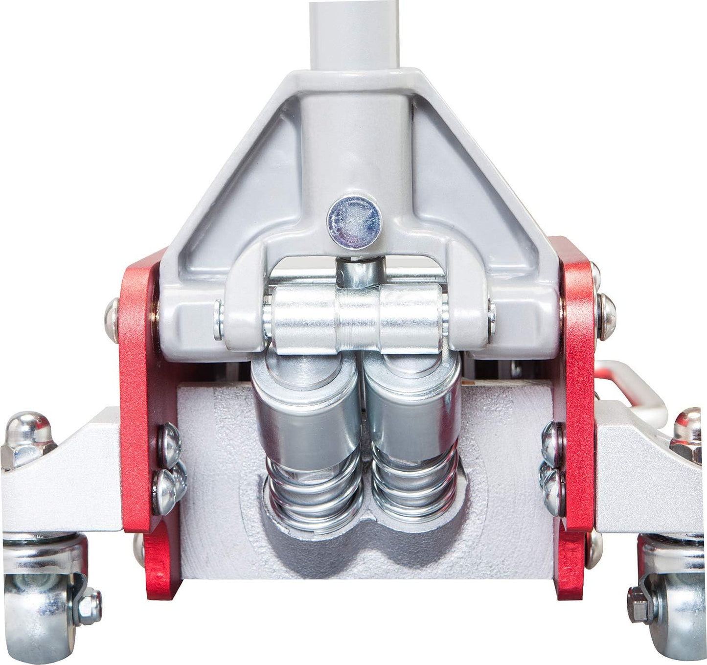 Big RED 3 Ton Floor Jack,Aluminum and Steel Hydraulic Low Profile Car Jack with Dual Piston Quick Lift Pump,Lightweight Racing Floor Jack for Vehicle,6,000 lb Capacity,Red,TAM830011L