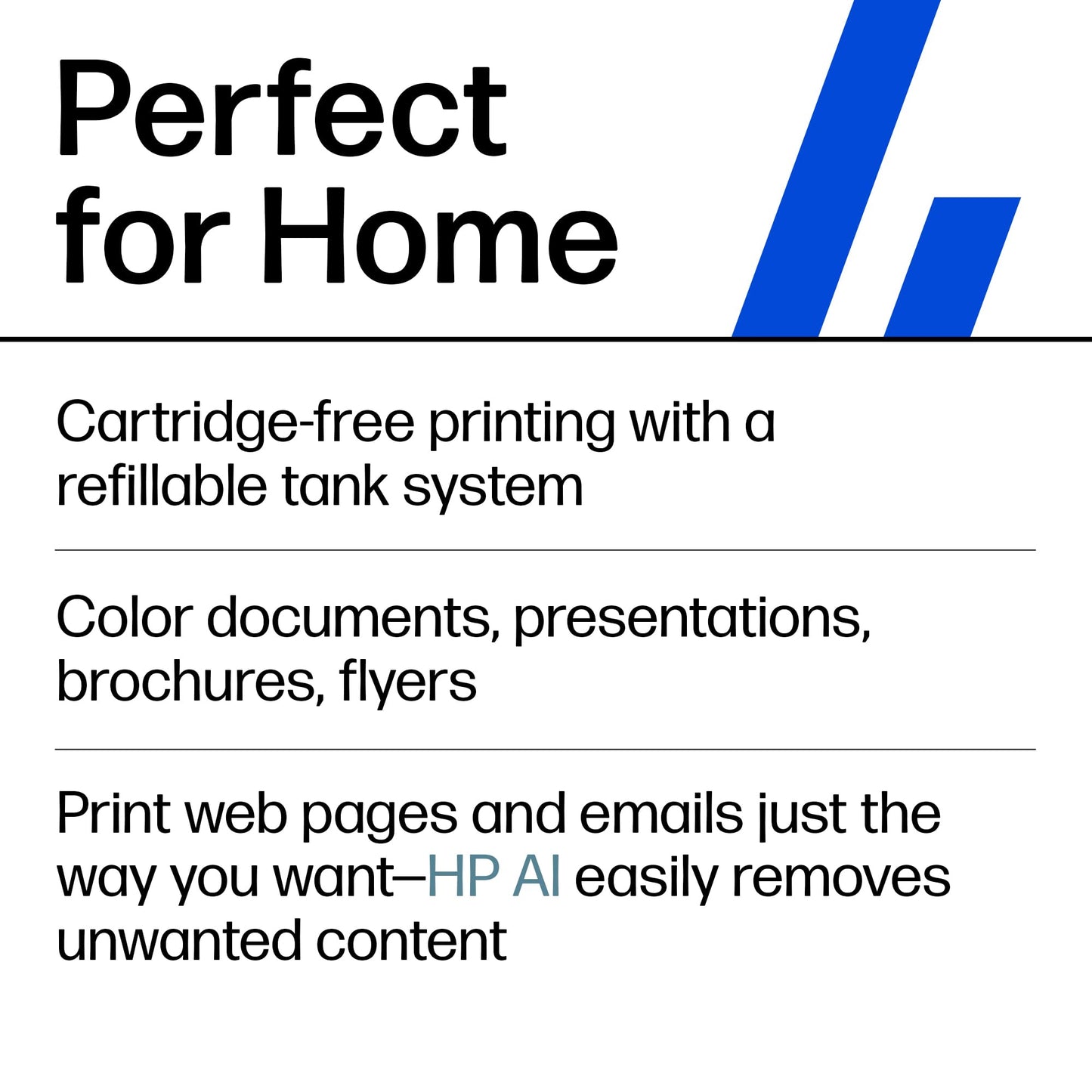 HP Smart Tank 6001 Wireless All-in-One Ink Tank Printer, Scanner, Copier with 2 Years of Ink Included, Best-for-Home, Cartridge-Free Refillable, AI-Enabled (2H0B9A)