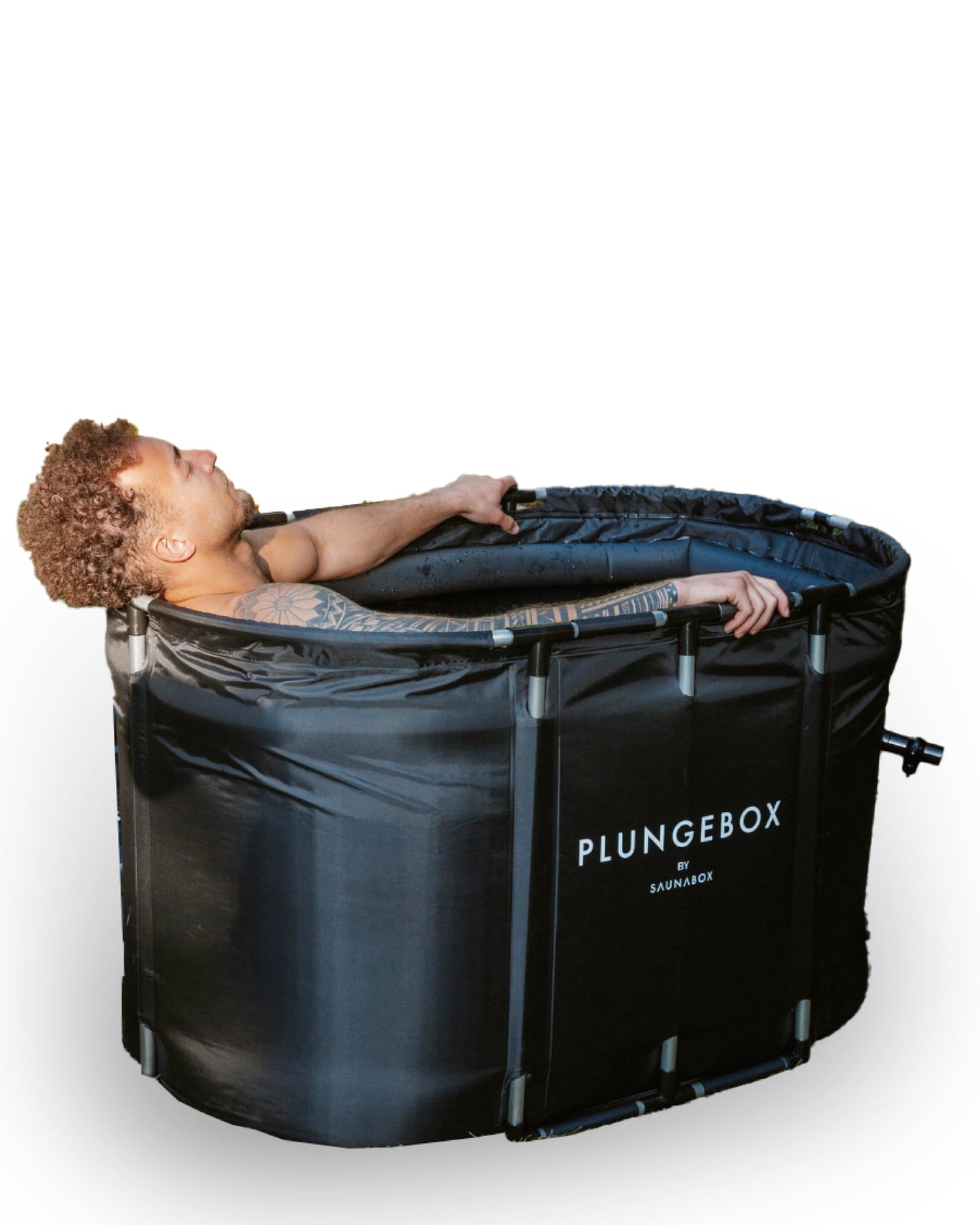 SAUNABOX® Plungebox PRO XL Cold Plunge Ice Bath Tub Durable Cold Tub for Full-Body Immersion | Compact, Insulated & Easy Setup for Efficient Cold Therapy at Home