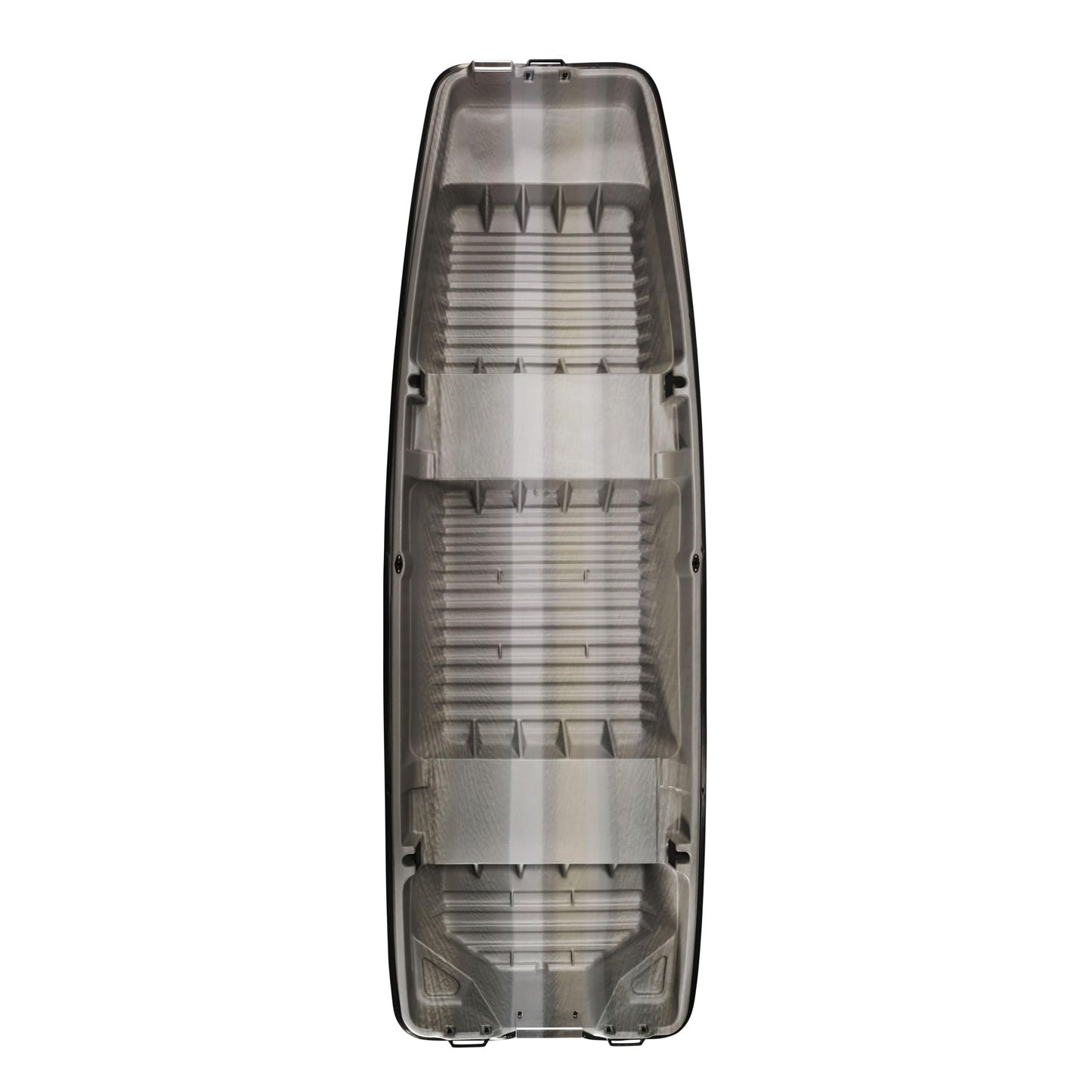 Pelican Catch Intruder 12 - Fishing Boat - Linear Khaki/Magnetic Grey - Lightweight Patented Ram-X™ material -2 metal motor mounts - High capacity - 12 ft
