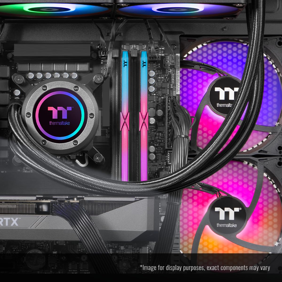 Thermaltake LCGS View i570-170 Gaming Desktop (Intel Core™ i9-14900KF, ToughRam 32GB DDR5 6000MT/s RGB Memory, NVIDIA® GeForce RTX™ 5070, 1TB NVMe M.2, WiFi, Windows 11) V17B-B76B-570-LCS