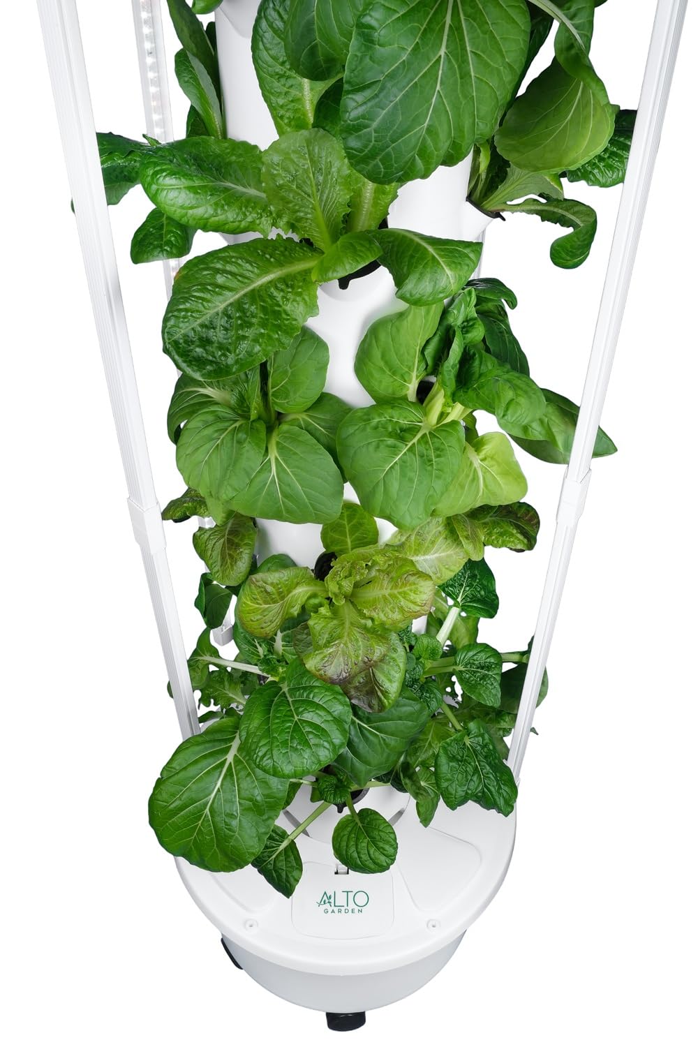 ALTO GARDEN GX Hydroponic Tower | Vertical Planter Tower | Hydroponics Growing System Kit | Food Grade with 24 Net Pots (with LED Grow Lights)