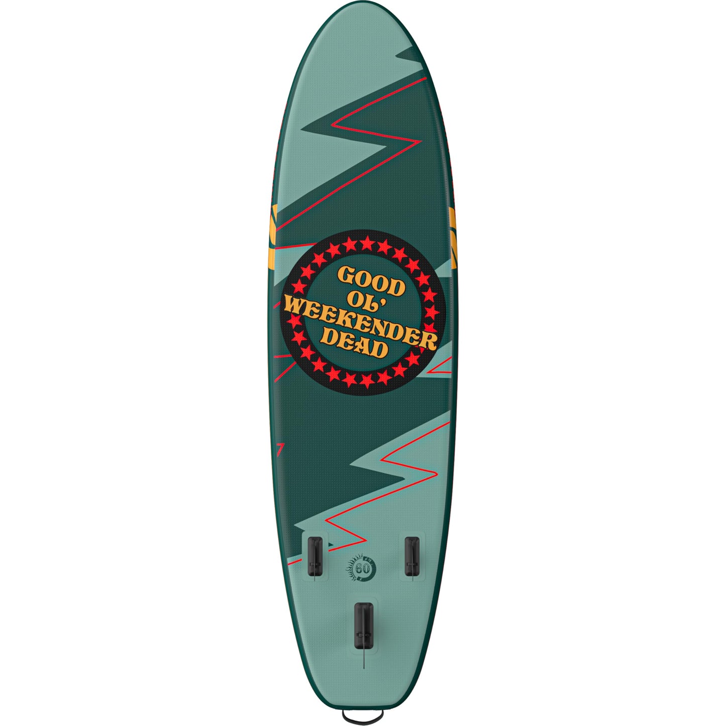 Retrospec Weekender Plus 10'6" Inflatable Paddle Board - Lake Essentials iSUP Bundle with Carrying Case, Adjustable Paddle, Pump & Fins - Stable Double-Layer PVC Design for All Skill Levels
