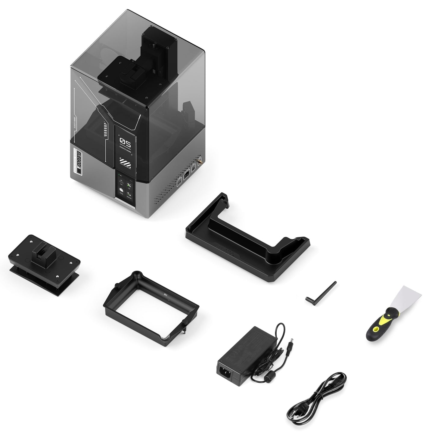 ELEGOO Mars 5 Ultra Resin 3D Printer with 7" 9K Mono LCD, 150mm/h High Speed Printing, Smart Automatic Leveling, Intelligent Detection, WiFi-Transfer, Printing Size of 6.04 × 3.06 × 6.49 inch