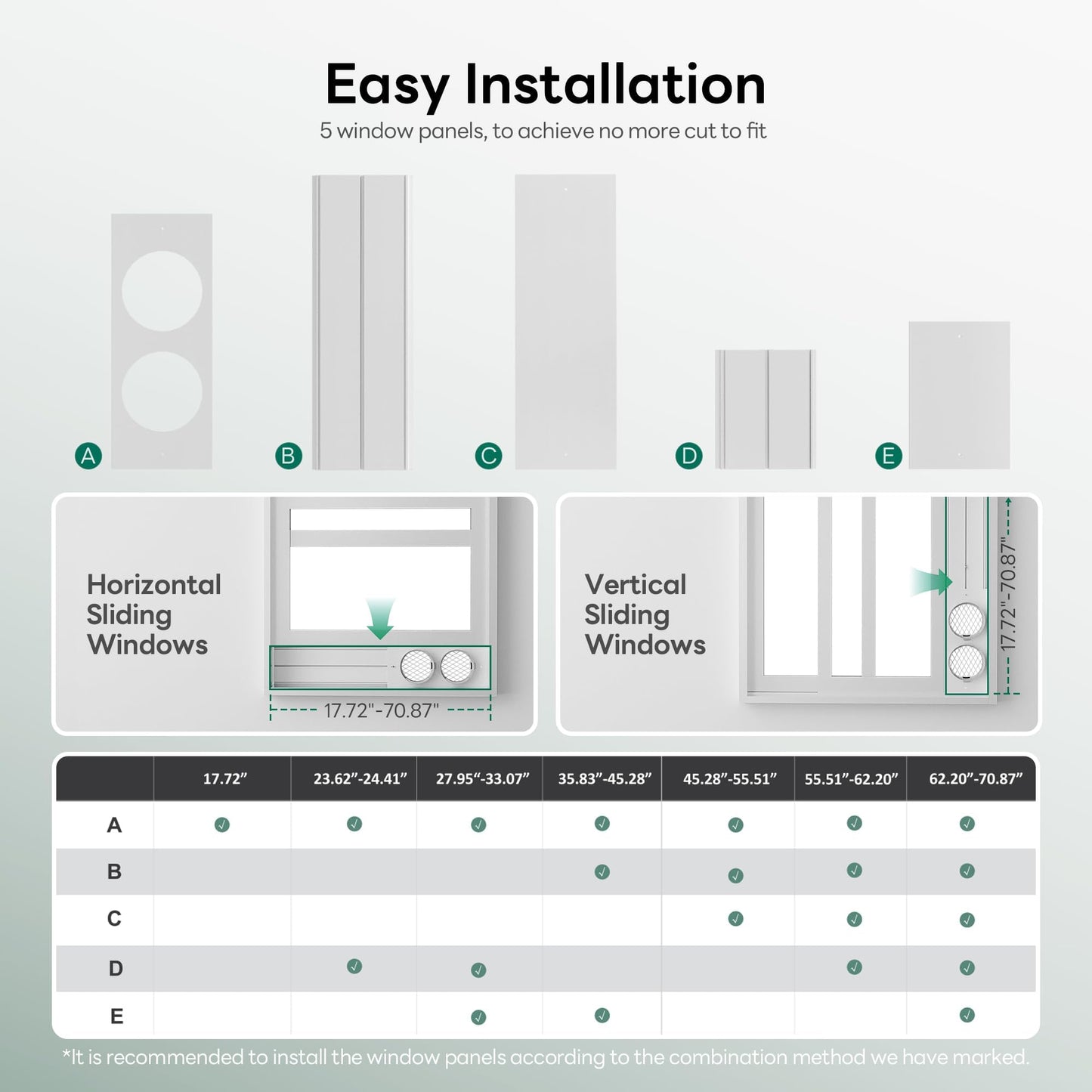 ZAFRO Smart Inverter Portable Air Conditioners, 12000 BTU (8000 BTU SACC) Dual Hose Portable AC Unit with Energy Saving/Ultra Quiet(42dB 2026)/Drainage-free Cool/APP/Remote for Multi-Scenario Use