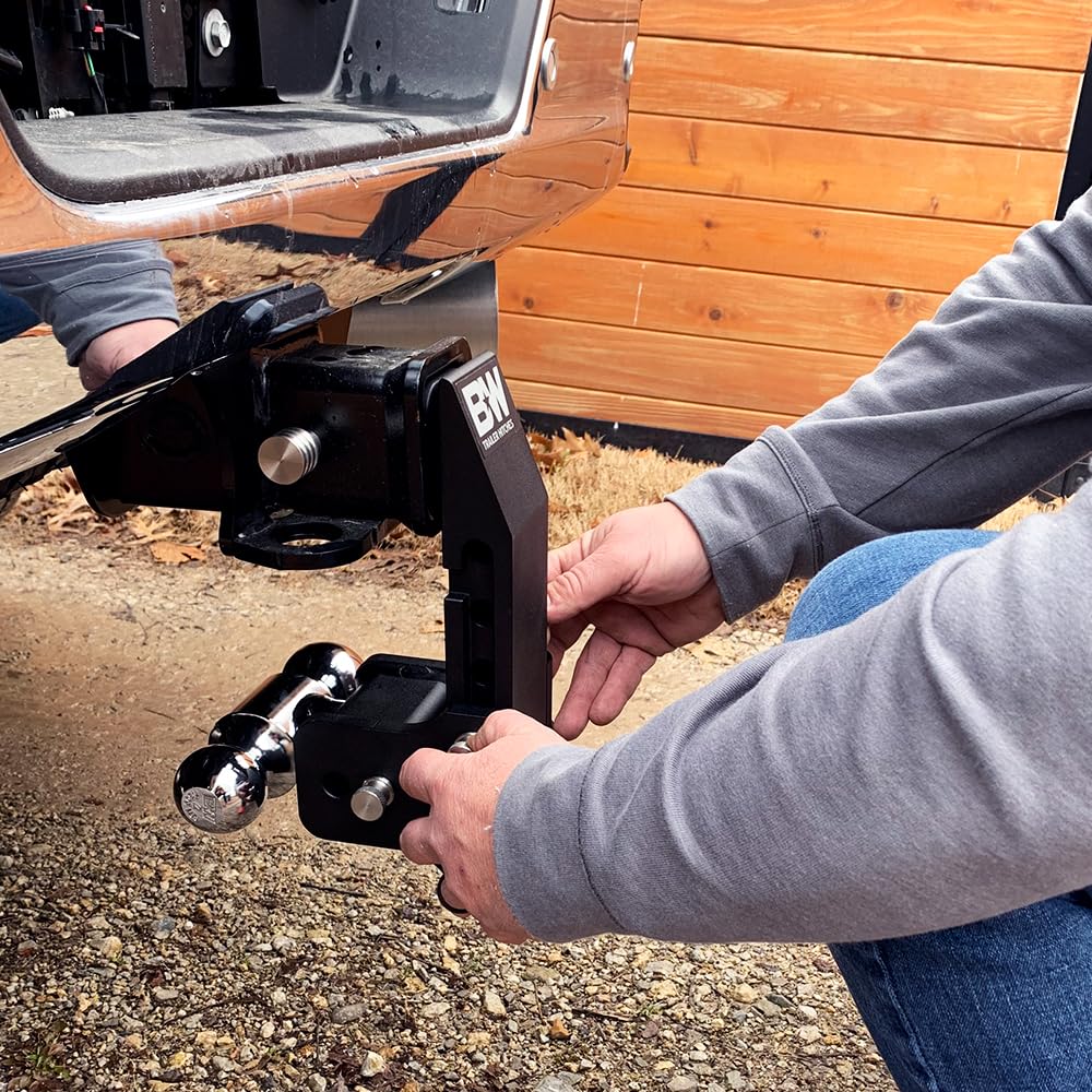 B&W Trailer Hitches B&W MultiPro Tow & Stow - Fits 2.5" Receiver, Tri-Ball (1-7/8" x 2" x 2-5/16") 18,000 GTW - TS20067BMP