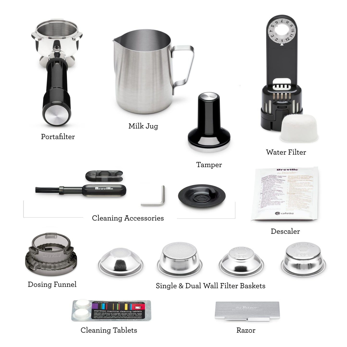 Breville Barista Express Espresso Machine BES870BTR, Black Truffle
