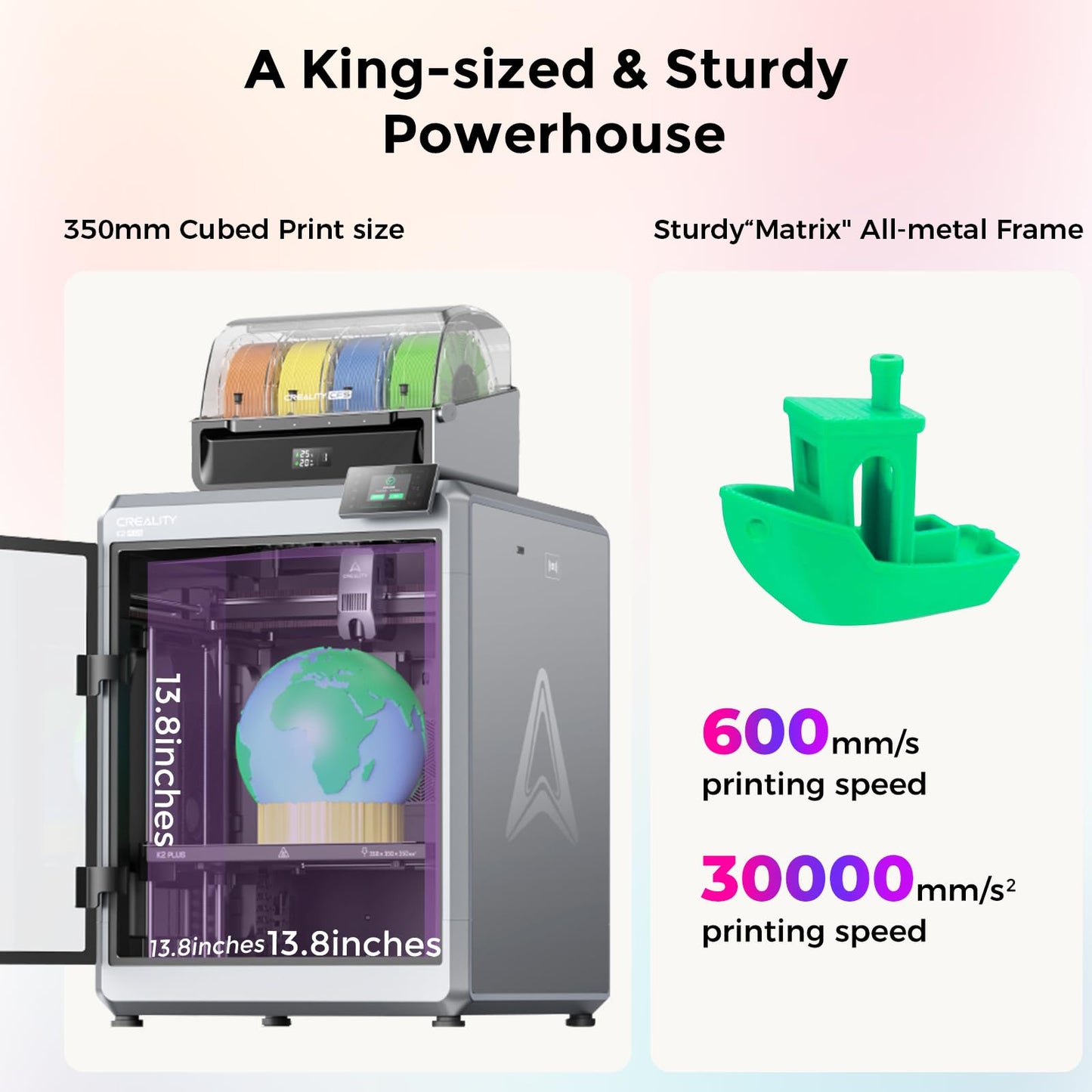 Creality K2 Plus Combo 2026 Multi Color 3D Printer with CFS