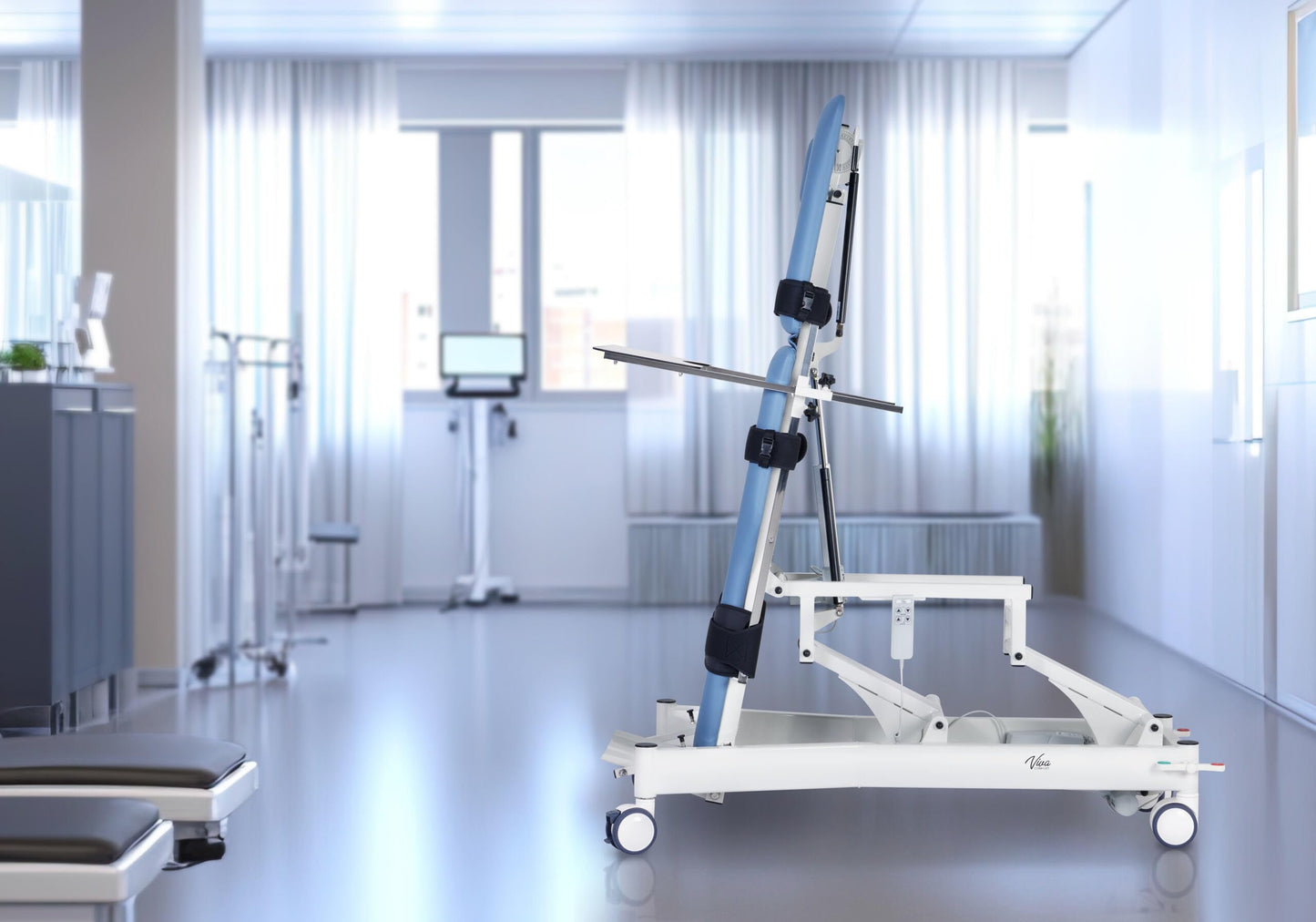Vivacomfort Tilting Power Hi-Lo Rehab Therapy Table, Chiropractor Medical Exam Table, 485 lbs Weight Capacity