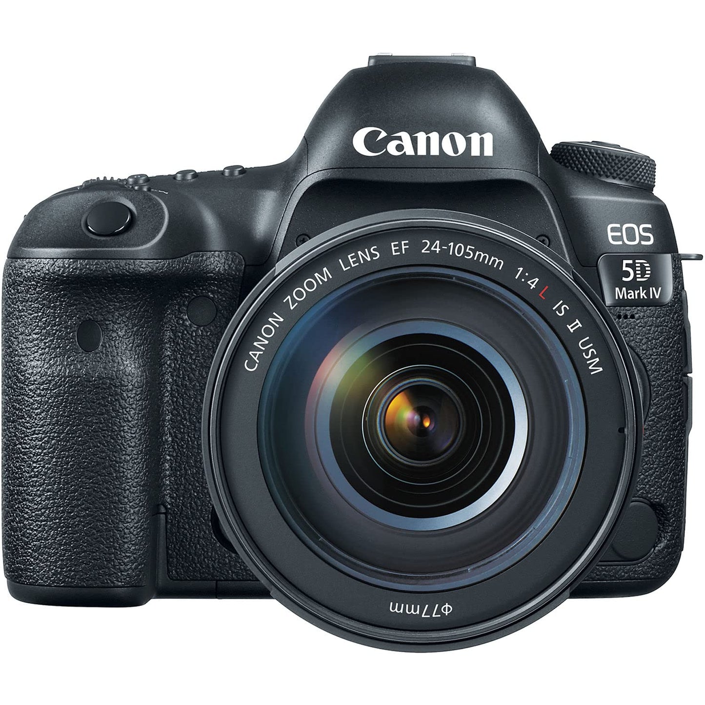 Canon EOS 5D Mark IV DSLR Camera with 24-105mm f/4L is II USM Lens Bundle | 30.4MP Full-Frame Sensor, Dual Pixel AF & 4K Video | for Events & Pro Photography (1483C010) + 64GB Card + Bag + More