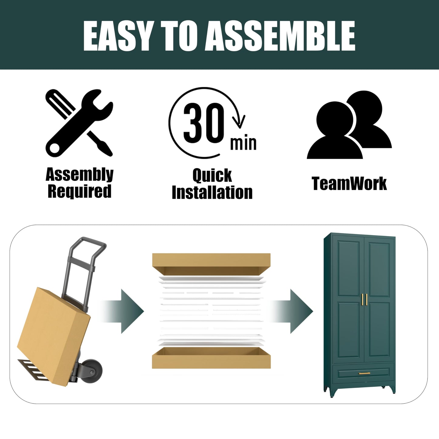 MetalMax 75" Tall Metal Storage Cabinet, Kitchen Pantry Storage Cabinets with Doors and 3 Shelves, Food Pantry Cabinet with Drawer, Utility Kitchen Cupboard, Large Steel Cabinets for Dining, Green