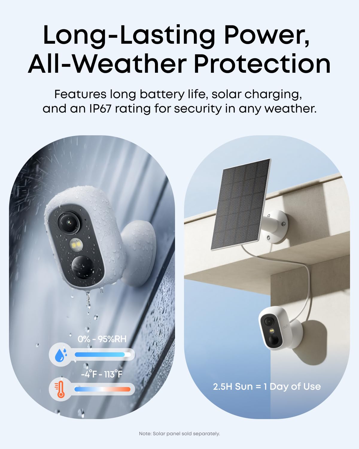 eufy Security eufyCam C35 4-Cam Kit, Wireless Indoor/Outdoor Camera, Magnetic Mount, Color Night Vision, Local Storage, No Monthly Fee, Built-in 8GB, IP67, Facial Recognition, Solar Panel Compatible
