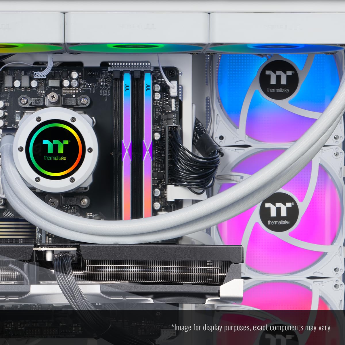 Thermaltake LCGS View i1470S-380 Gaming Desktop (Intel® Core™ i9-14900KF, ToughRam 32GB DDR5 6000MT/s RGB Memory, NVIDIA® GeForce RTX™ 5070, 1TB NVMe M.2, WiFi, Windows 11) V38S-Z790-570-LCS
