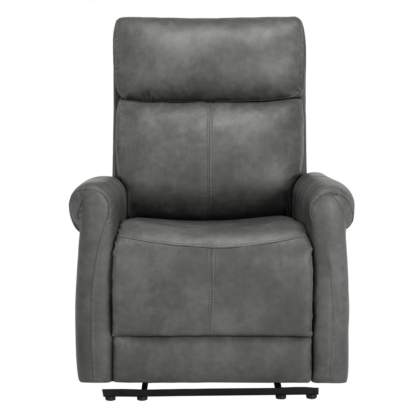 KISLOT Leather Recliner Chair for Adults Wall Hugger RV Recliner with USB Charging Ports Electric Power Reclining Sofa for Living Room Home Theater Seating Bedroom