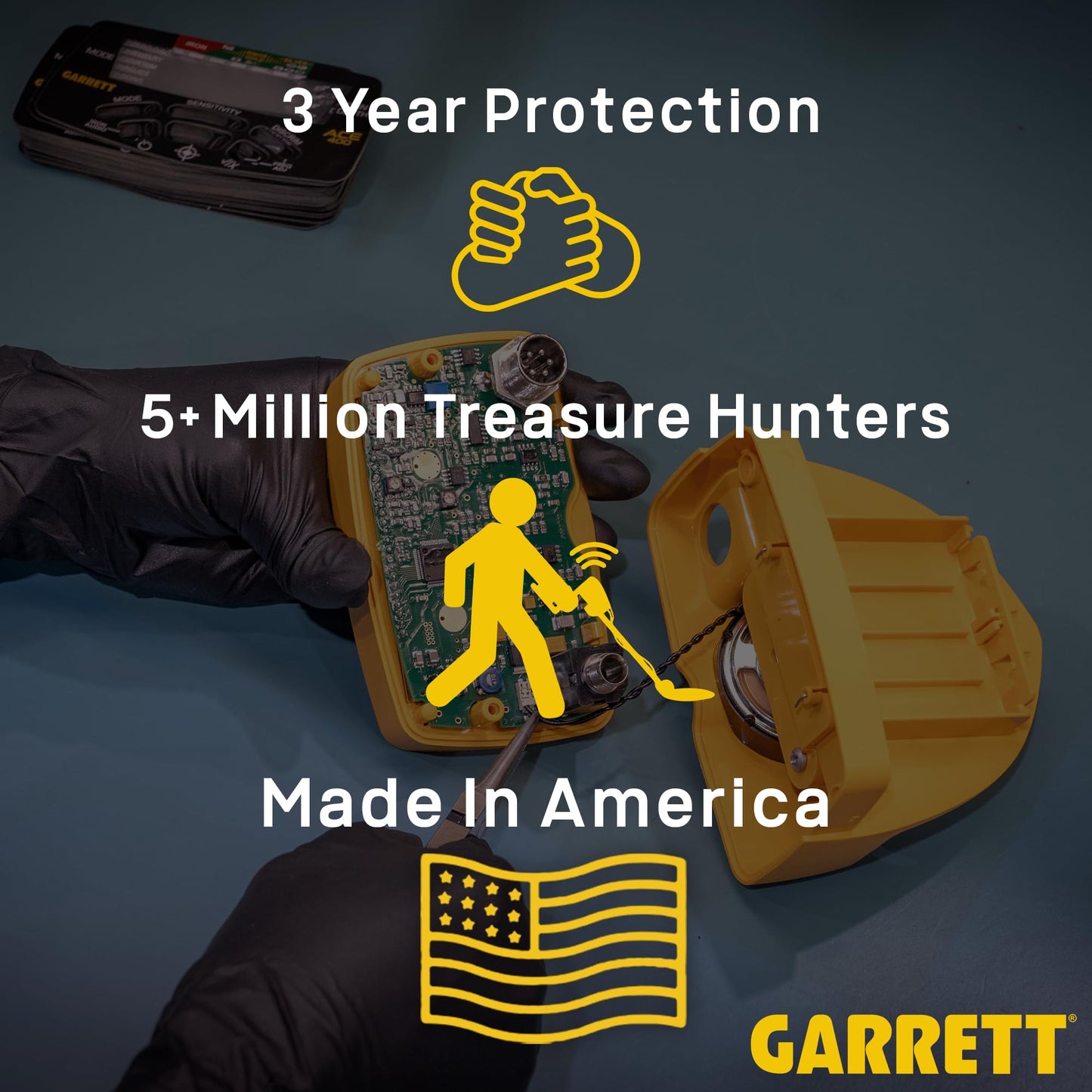 Garrett Ace 250 Metal Detector with Submersible Search Coil