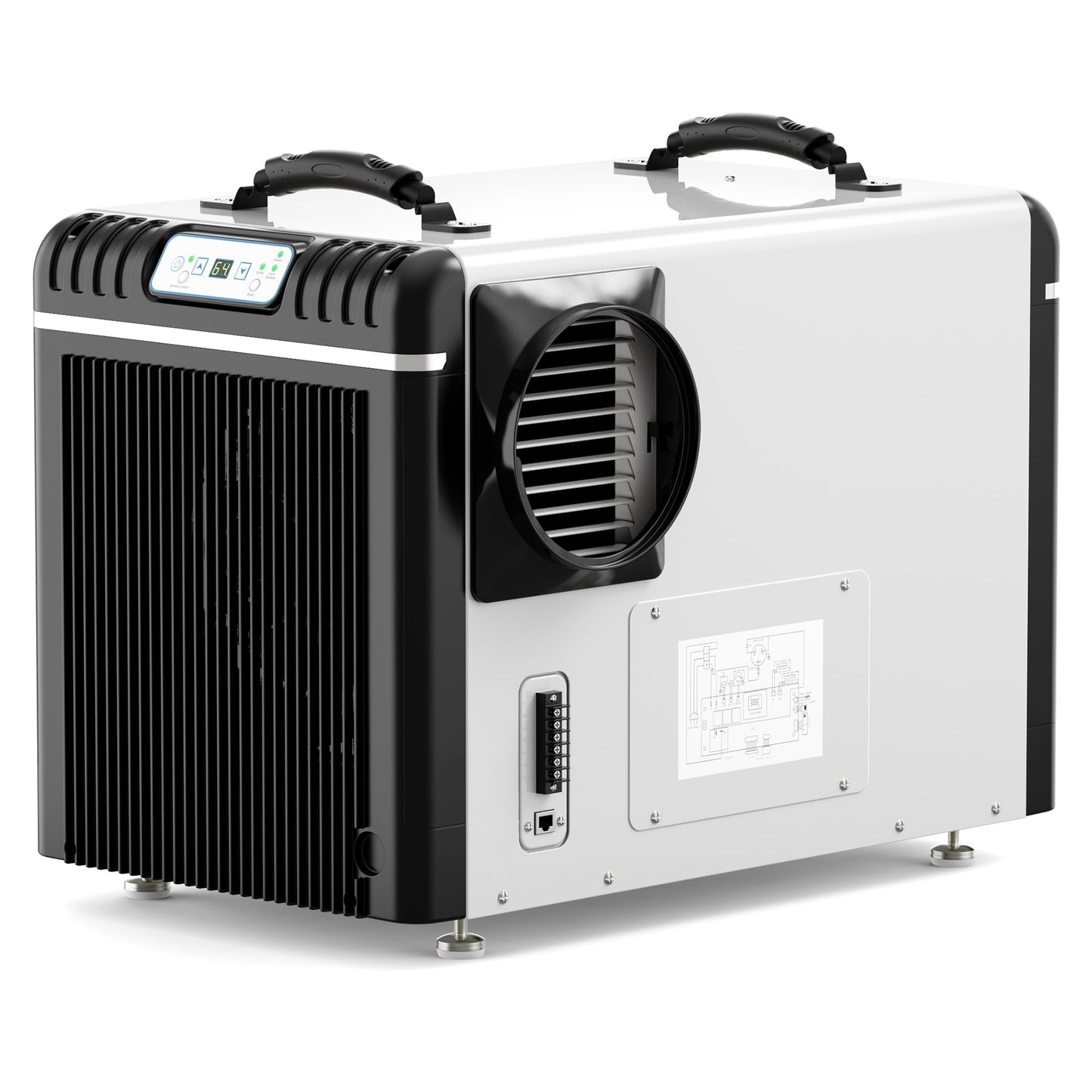 ALORAIR Basement/Crawlspace Dehumidifiers 198 PPD (Saturation), 90 Pints (AHAM), 6 Years Limited Warranty, Condensate Pump, Auto Defrosting, Rare Earth Alloy Tube Evaporator