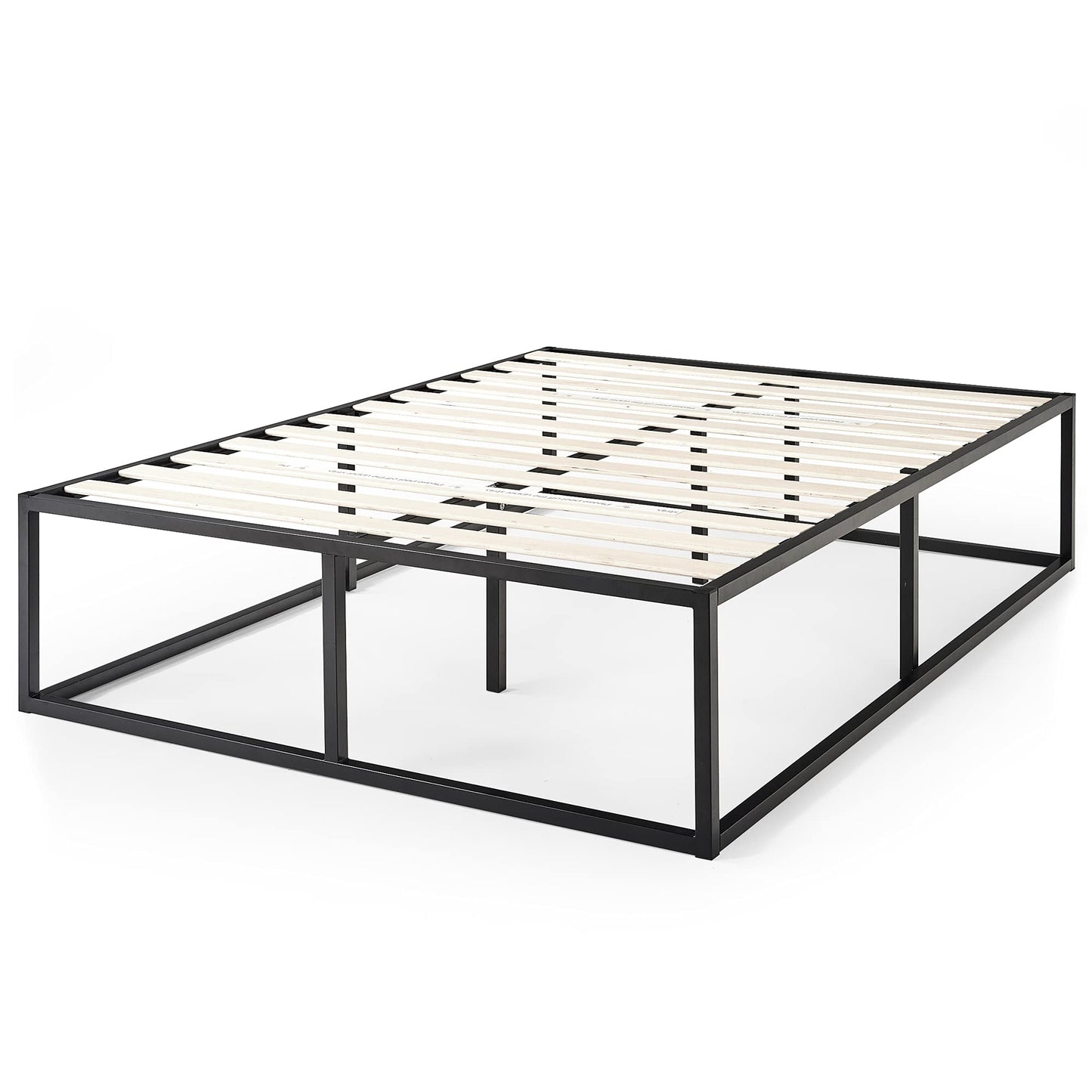 Zinus 18 Inch Platforma Bed Frame/Mattress Foundation/Boxspring Optional/Wood Slat Support, King