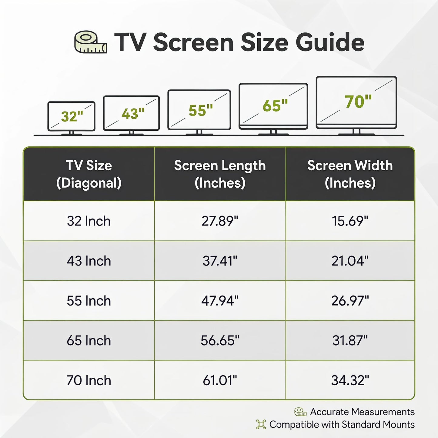 LITTLE TREE TV Stand for 55 65 70 Inch TVs, Farmhouse Entertainment Center