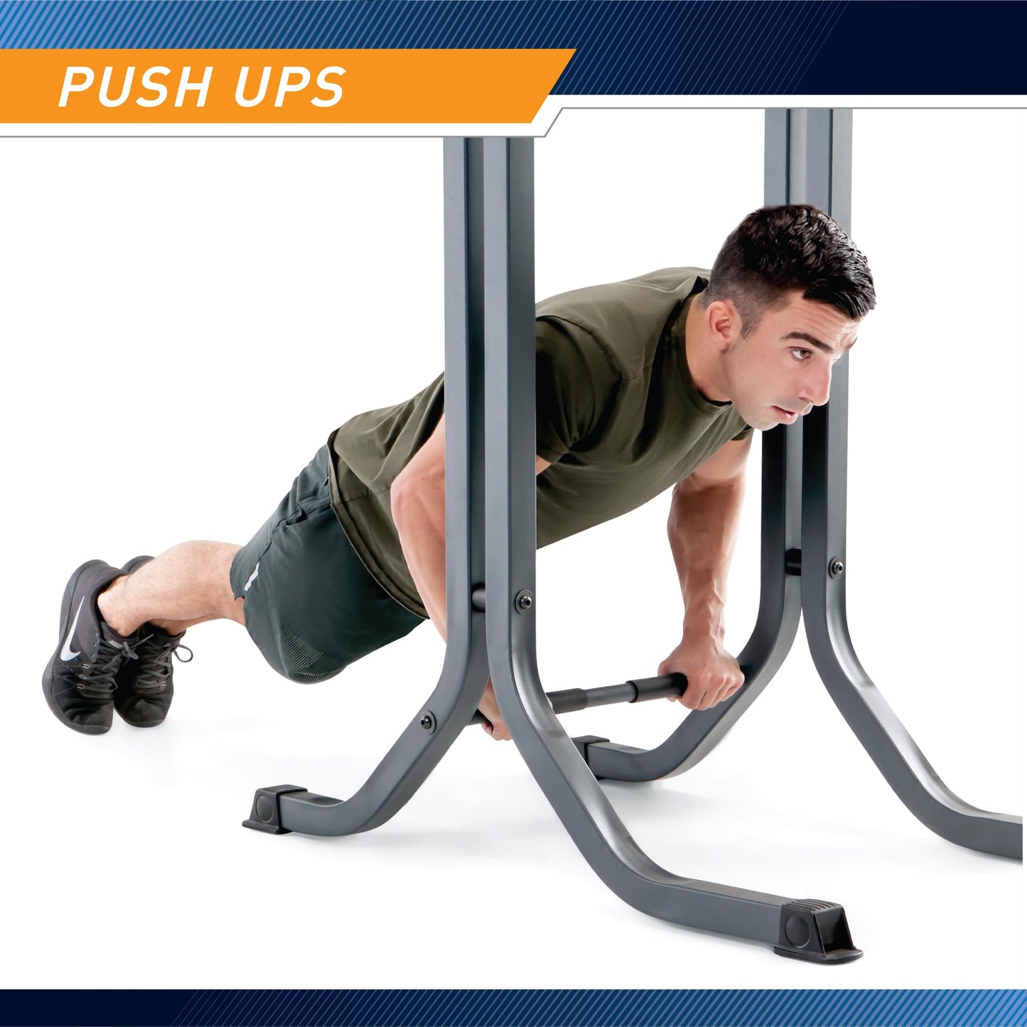 Marcy Power Tower Multi-Functional Home Gym Pull Up Chin Up Push up Dip Station for Strength Training TC-5580AMZ