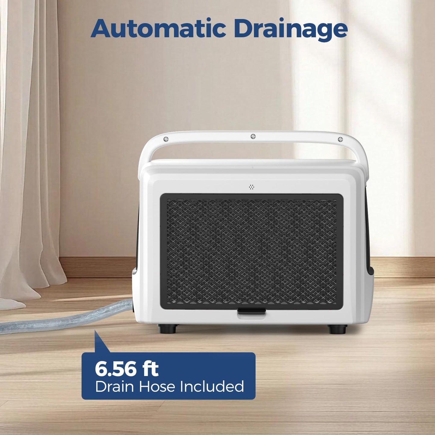 ALORAIR 70 Pints Crawlspaces Dehumidifier with Drain Hose for Commercial, Basements, Industry Water Damage Unit, Energy Star, Compact, Auto Defrost, Memory Starting Crawl Spaces Dehumidifiers