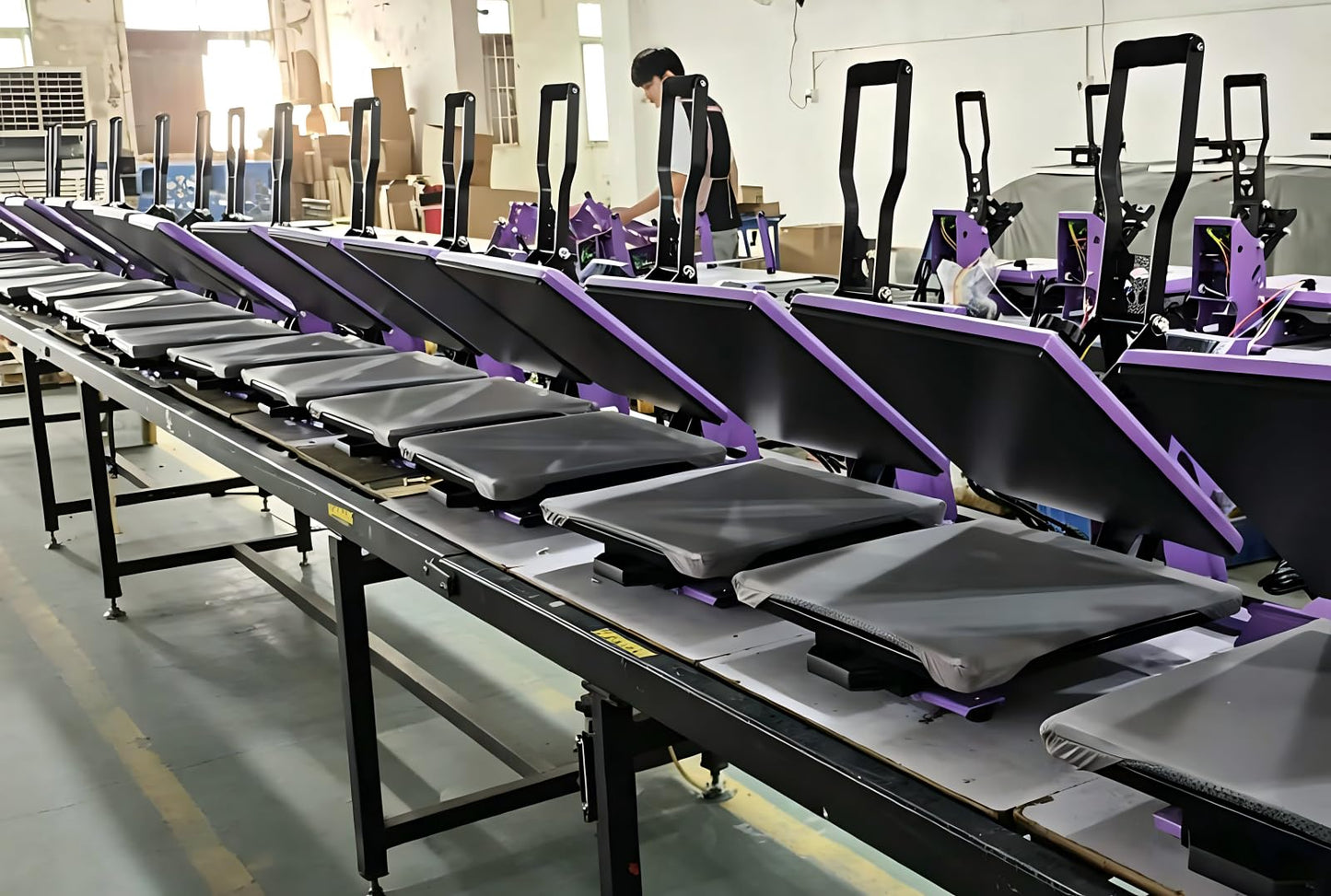 BetterSub 15x15 Inch Digital Heat Press Machine, Slide Out Industrial Quality T-Shirt Heat Transfer Machine for Vinyl/Sublimation/HTV, Professional Heat Press for Home & Business Use (Purple)