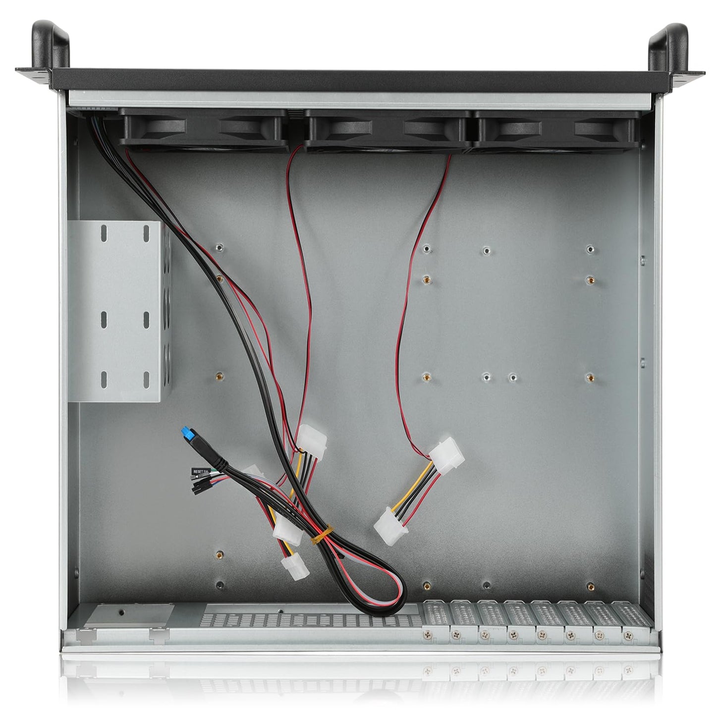 RackChoice 3U rackmount Server Chassis Support Liquid Cooling Compatibility up to Elevated 360mm Radiator Support SFX PSU/ATX/MicroATX/Mini-ITX MB