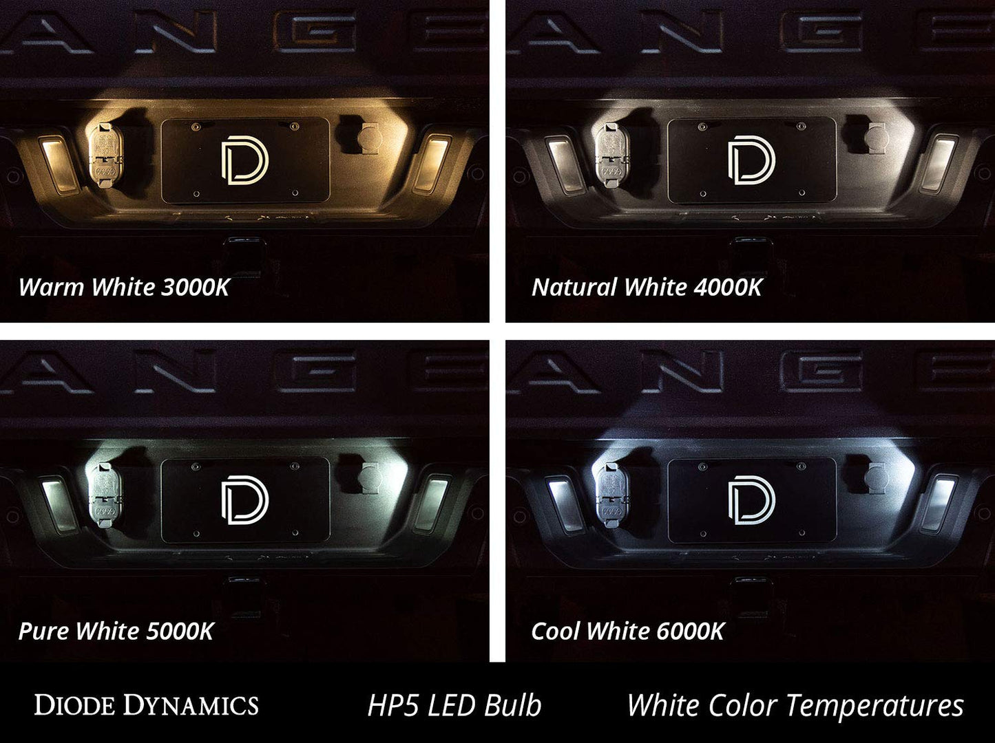 Diode Dynamics 194 HP5 LED Bulbs, Amber, Pair, Model DD0025P