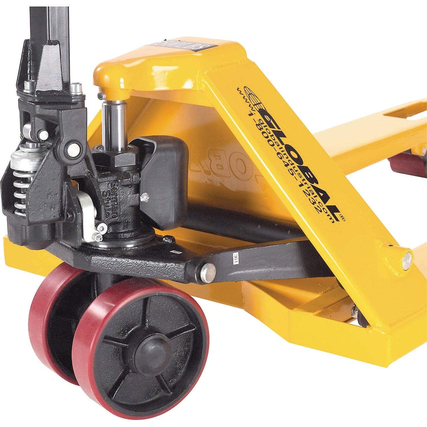 Global Industrial Manual Pallet Truck, 5500 Lb. Capacity, 21"W x 48"L Forks
