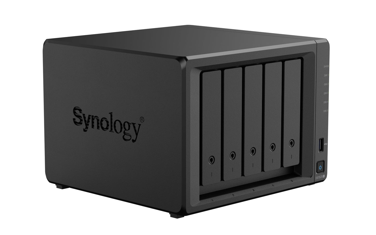 Synology DS1525+ Video Editing & Production Server - Scale to 300TB, 10GbE Ready & Multi-User Workflows (5-Bay Diskless NAS)