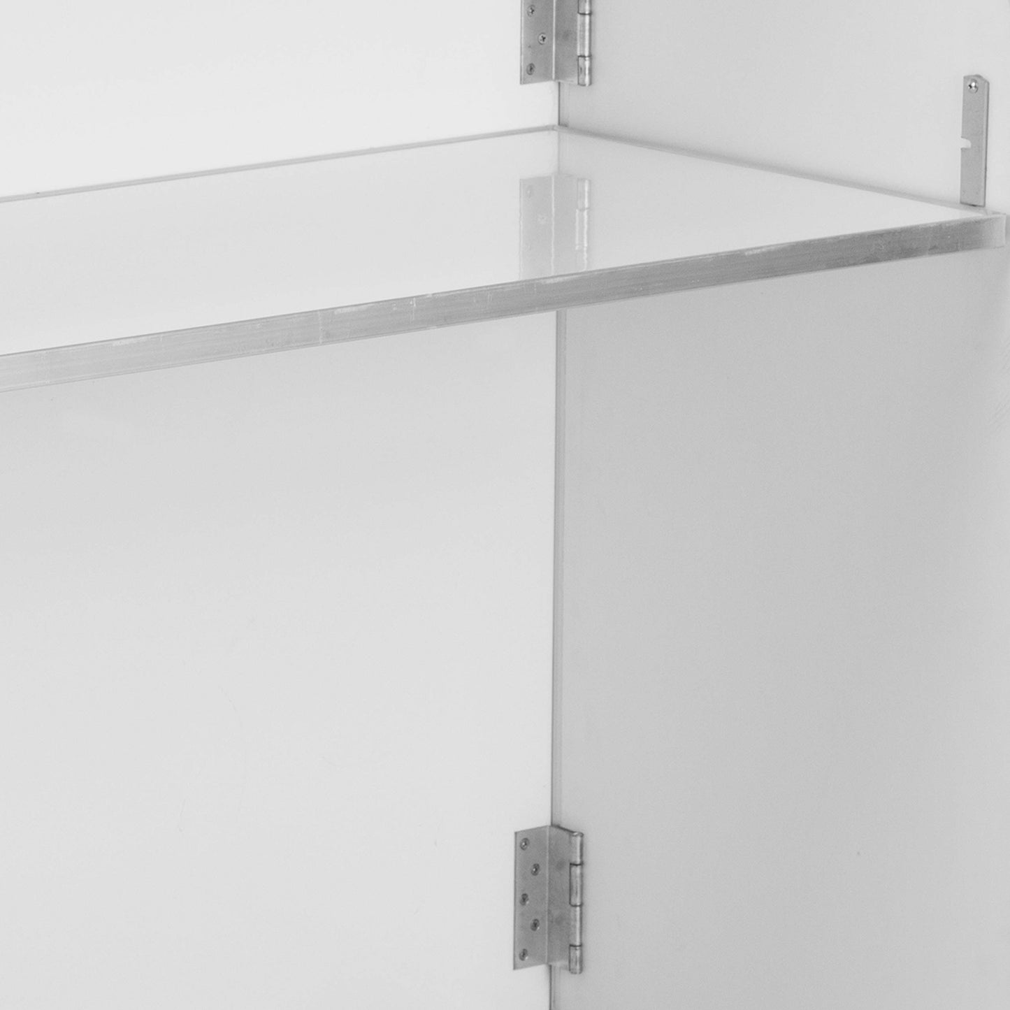 Flash Furniture 4' Folding Portable Event Bar with Top and Middle Shelves, Mobile Laminate Foldable Bar for Parties and Events, White