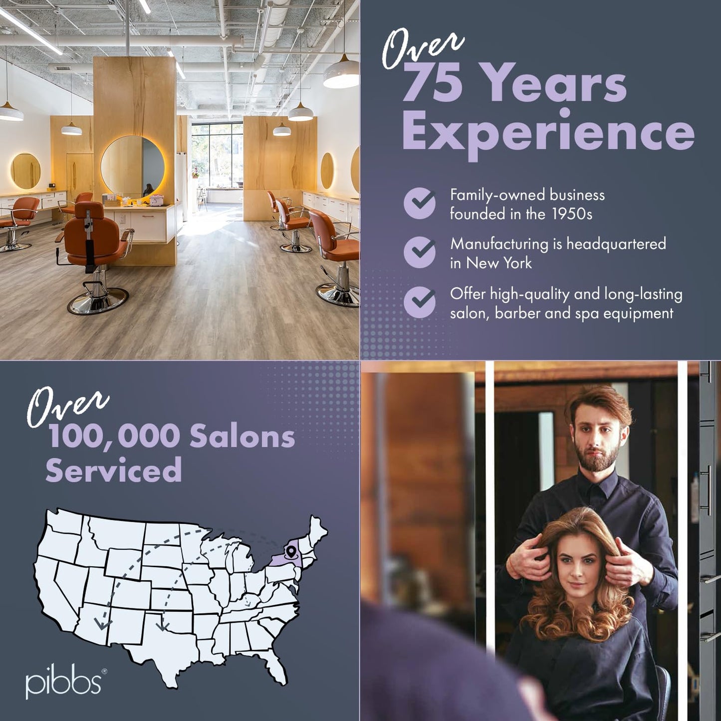 Pibbs 5222 Fondi Professional Salon Backwash Unit with Adjustable Sliding Seat, Extra-Wide Armrests, Large Tilting Italian Porcelain Shampoo Bowl & Tufted Vinyl Design, Made in USA - PIB-5222