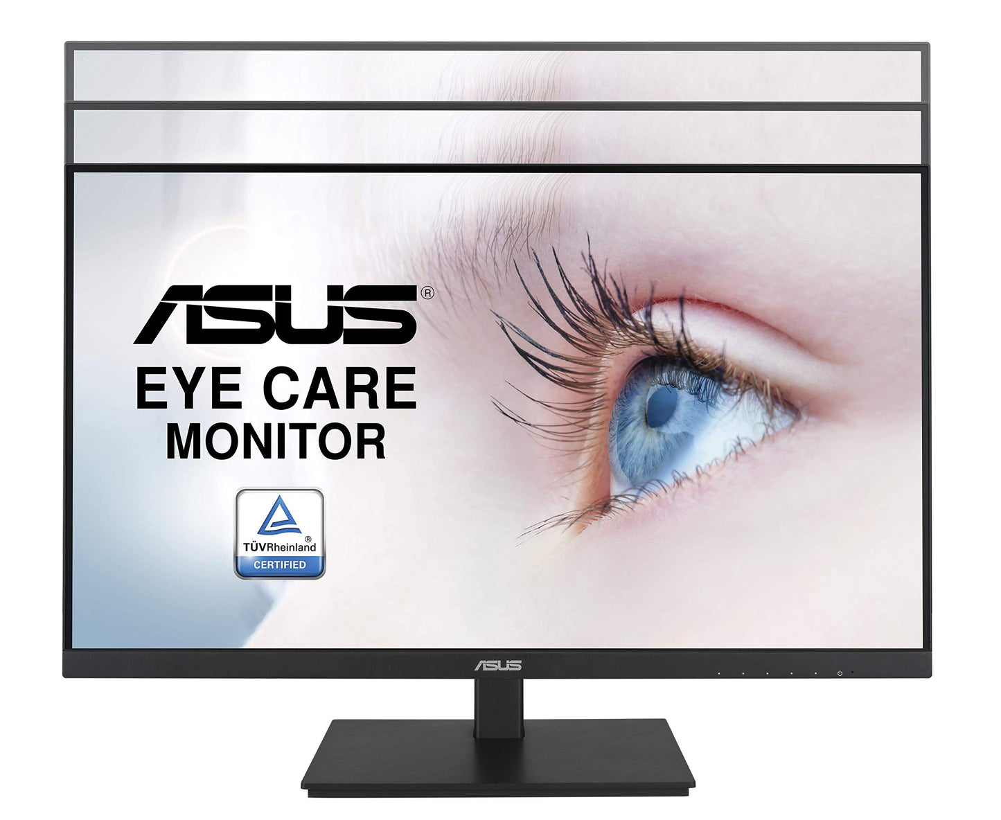 ASUS VA27DQSB 27” Monitor, 1080P Full HD, 75Hz, IPS, Adaptive-Sync, Eye Care, HDMI DisplayPort VGA USB Hub, Frameless, Ergonomic Design, VESA Wall Mountable,Black