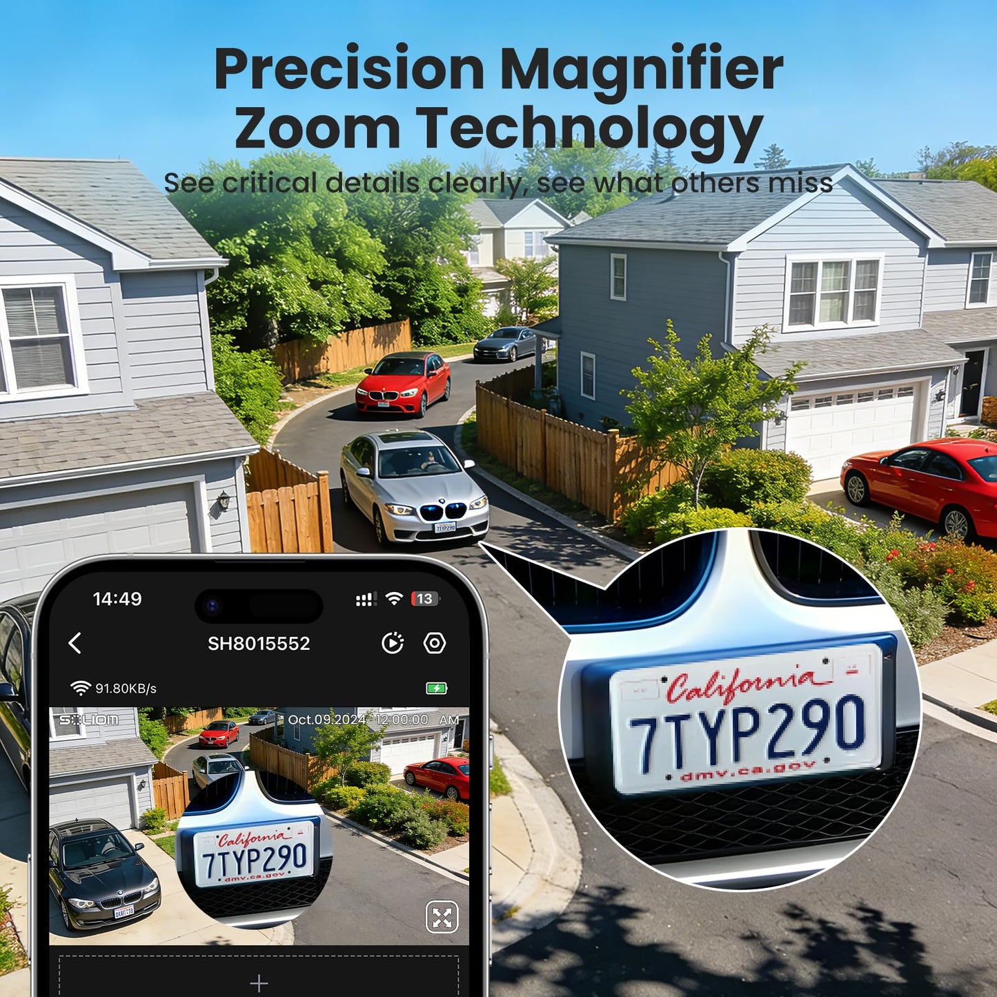 SOLIOM Security Cameras Wireless Outdoor,4K Ultra HD for Day and Night, No Subscription,Built in Radar,Solar Powered Cameras for Home Security, 360° Pan Tilt Auto Tracking,5G & 2.4G WiFi, 4-Cam Kit