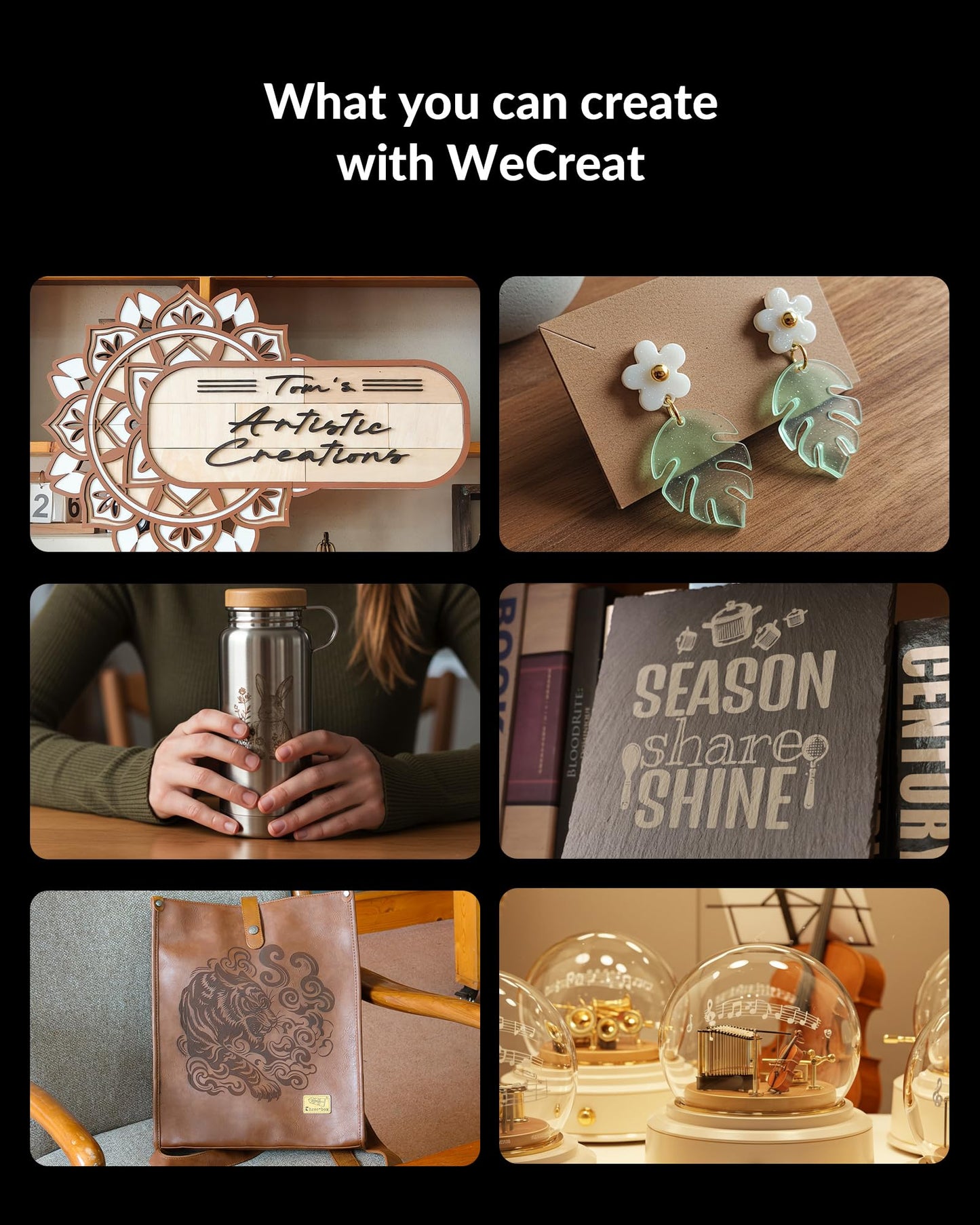 WECREAT Vision Pro 45W Laser Cutter and Engraver with Air Assist, HD Camera & Auto-Lifting, Laser Cutter Cuts 1” Wood, Full Enclosure Laser Engraving Machine for Wood and Metal, Acrylic, Leather etc