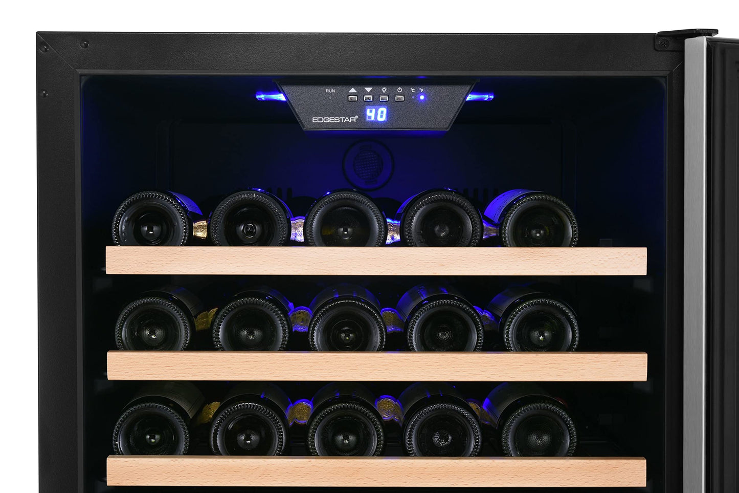 EdgeStar CWR1662SZDUAL 48 Inch Wide 302 Bottle Capacity Built-In or Free Standing Wine Cooler - Stainless Steel