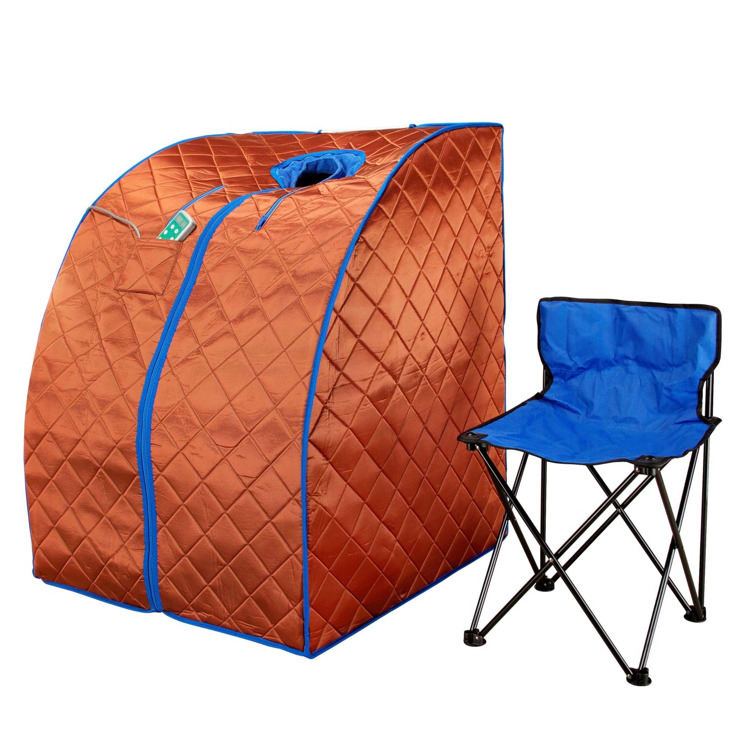 Durasage Ultra Low EMF Infrared Sauna Box – Portable Sauna with Heated Footpad & Chair, Personal Home Spa for, Stress Relief, Weight Loss & Skin Rejuvenation, Foldable, Easy Setup & Remote Control