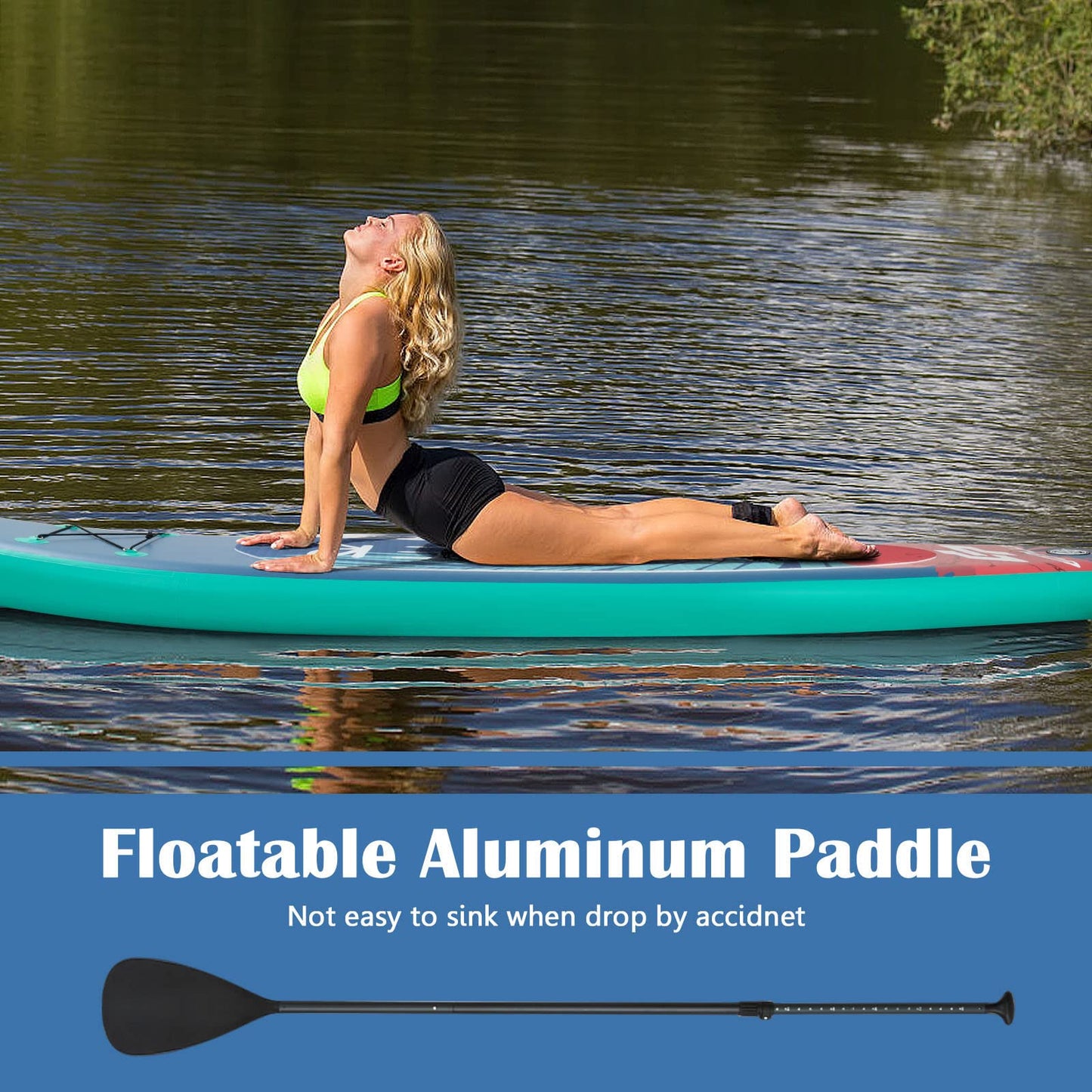 Stand Up Paddle Board- 10'/10.5'/11'×30"×6" SPORFIT Inflatable Paddleboard with Premium SUP Accessories & Backpack, Non-Slip Deck, Waterproof Bag, Leash, Paddle and Hand Pump for Youth & Adult