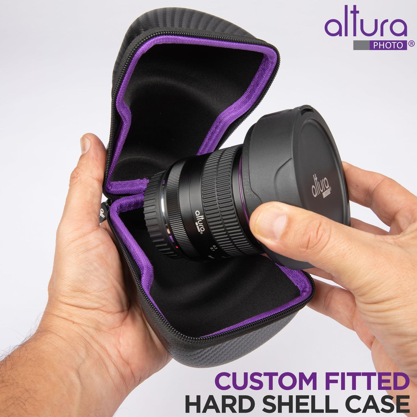 Altura Photo 8mm f/3.0 Professional Wide Angle Lens Aspherical Fisheye for Canon EOS 90D 80D 77D Rebel T8i T7 T7i T6i T6s T6 T100 SL2 SL3 DSLR Cameras with EF Mount