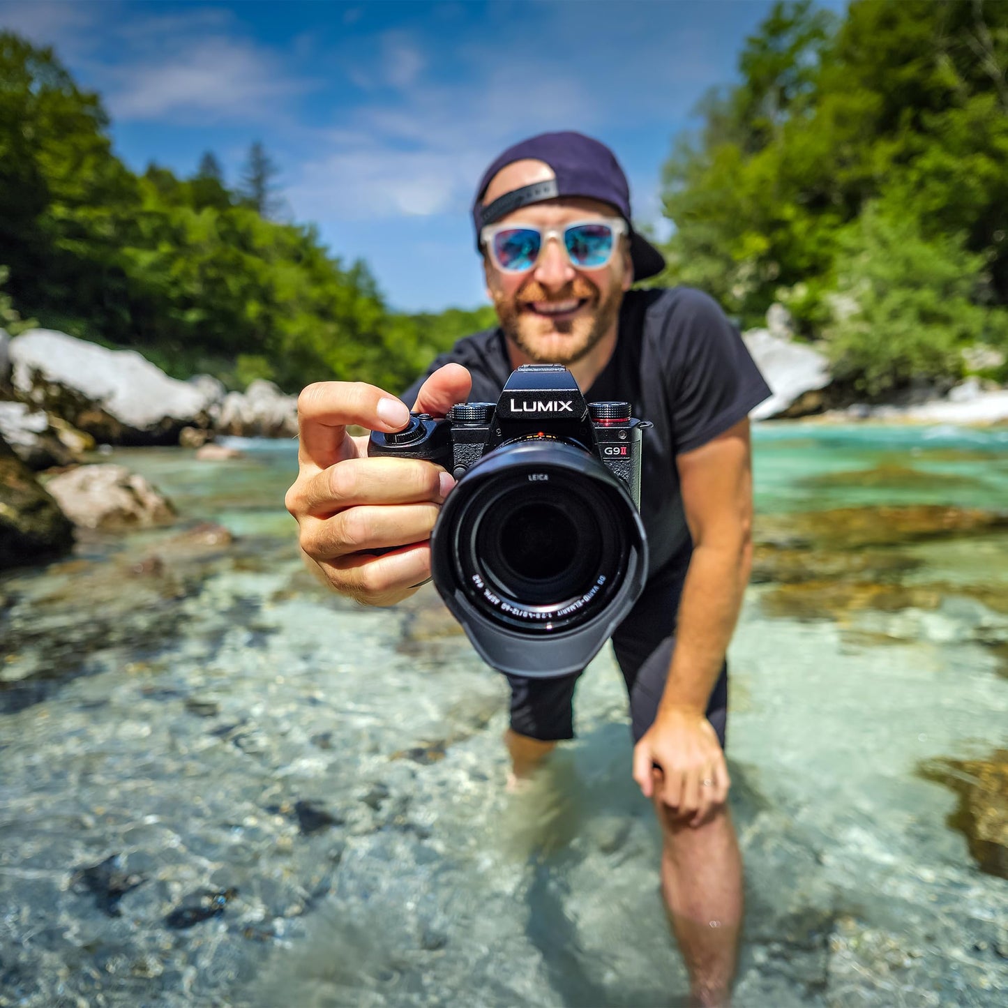 Panasonic LUMIX G9II Micro Four Thirds Camera, 25.2MP Sensor with Phase Hybrid AF, Powerful Image Stabilization, High-Speed Perfomance and Mobility, Flagship Model of G Series - DC-G9M2BODY