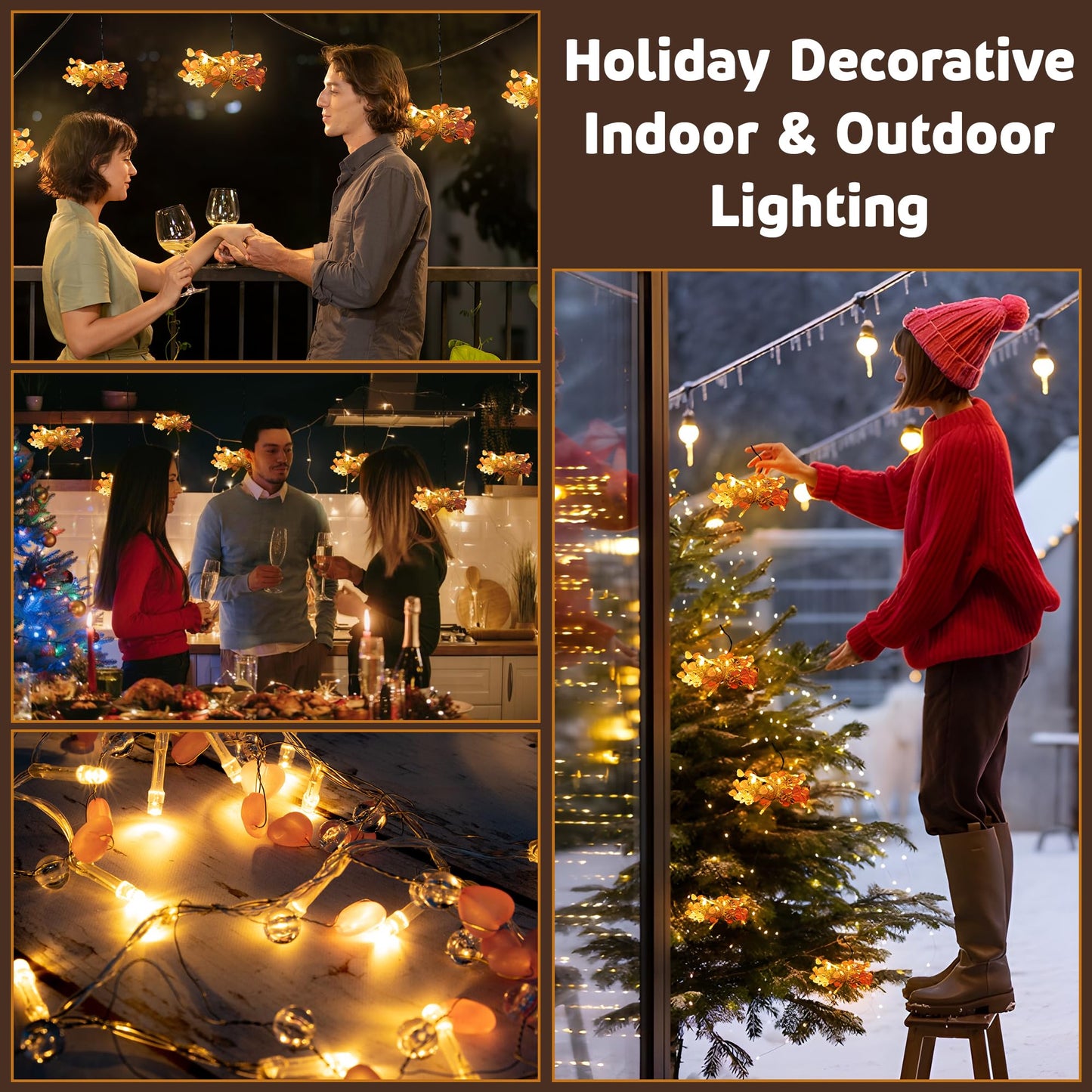 West Ivory LED String Fairy Light 20 LEDs, Pink Hearts & Clear Beads, Battery Powered, Warm White, 5 Feet