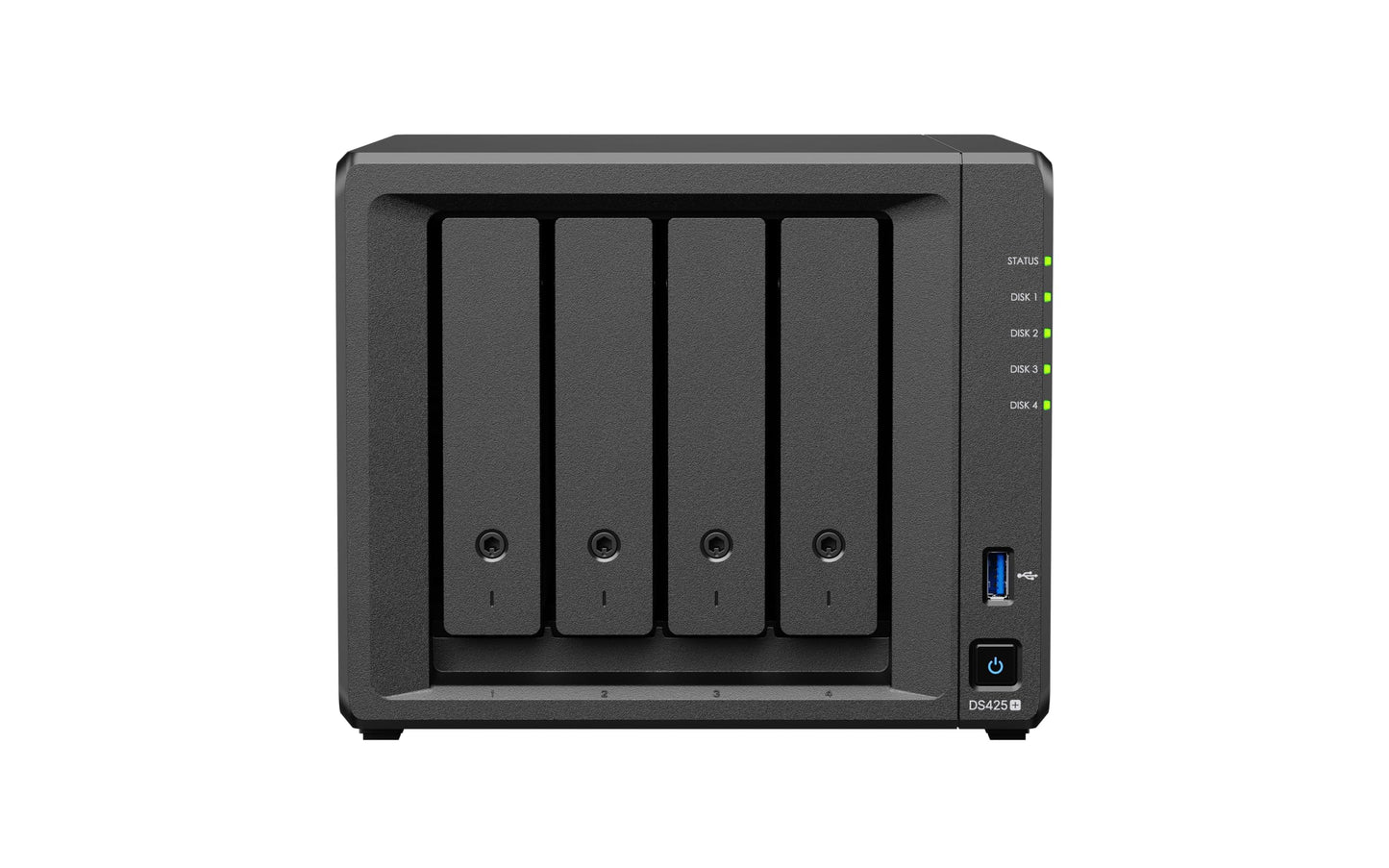 Synology DS425+ Private Cloud Media Server - Stream, Back Up & Share Files (4-Bay Diskless NAS)